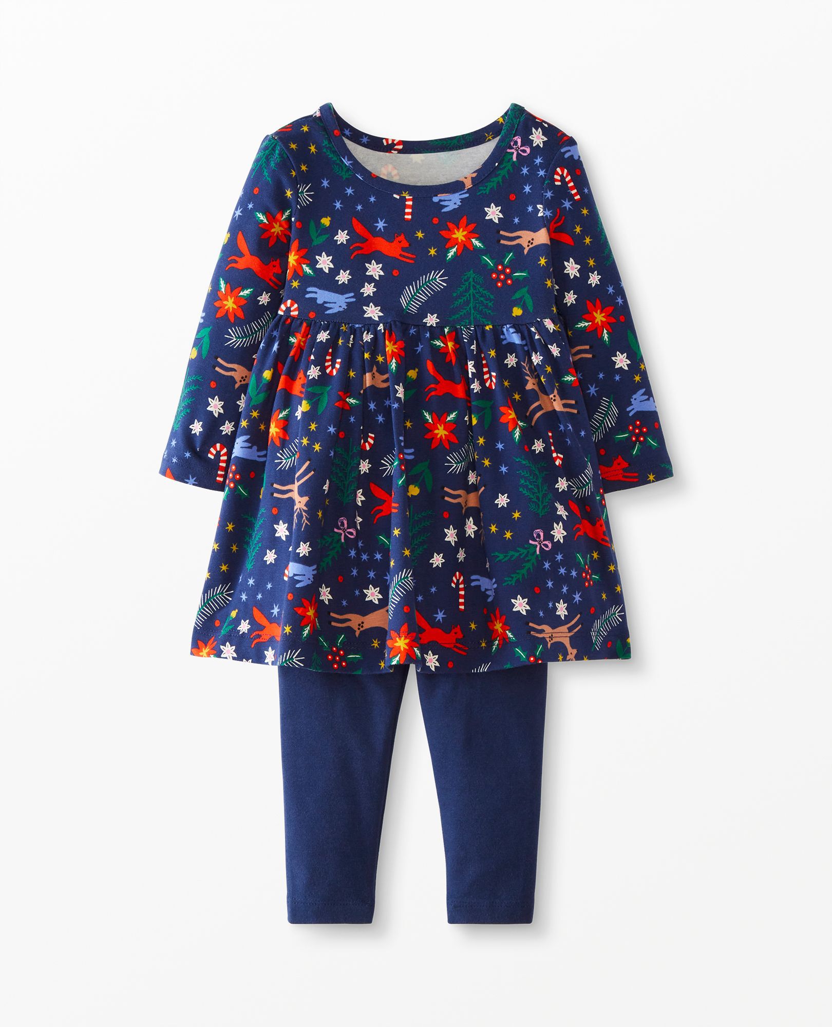 Baby Skater Dress & Leggings Set