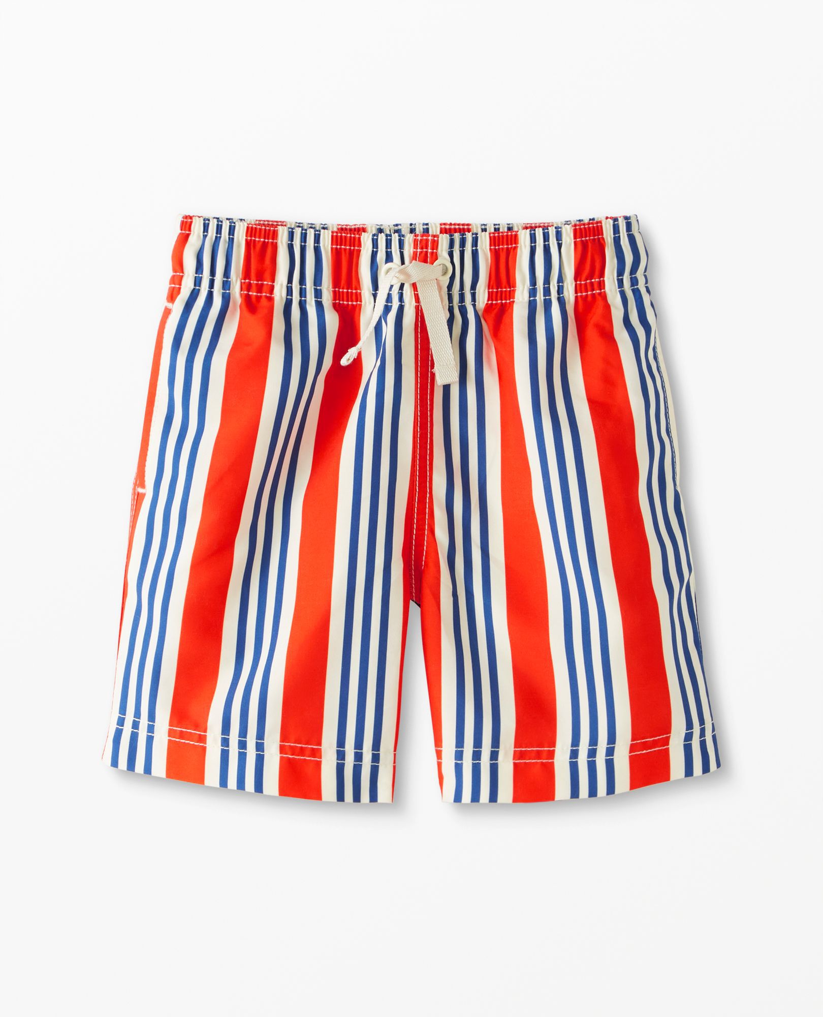 Summer Striped Swim Trunks