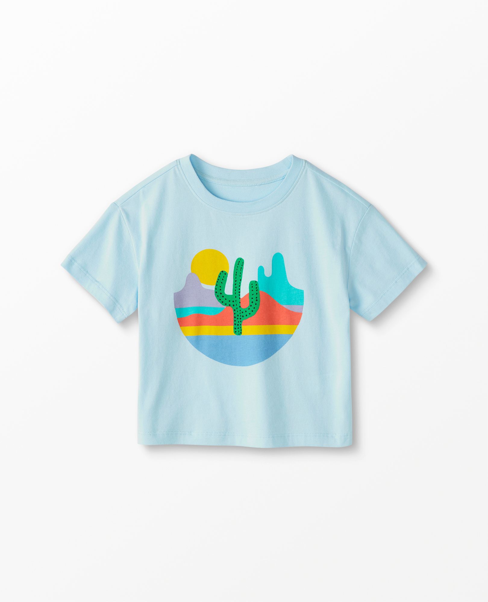 Boxy Drop Shoulder Graphic Tee