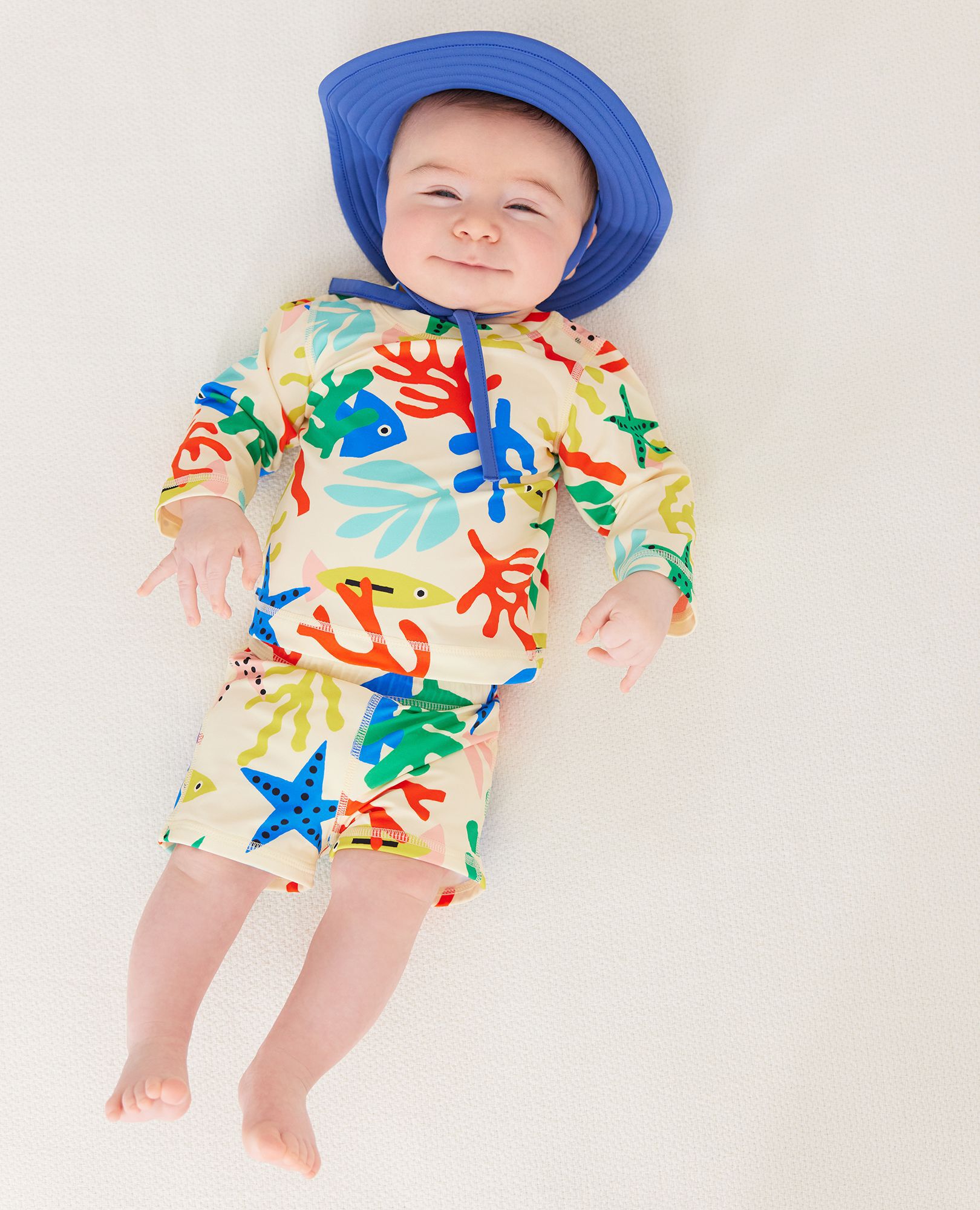 Baby Rash Guard & Swim Shorts Set