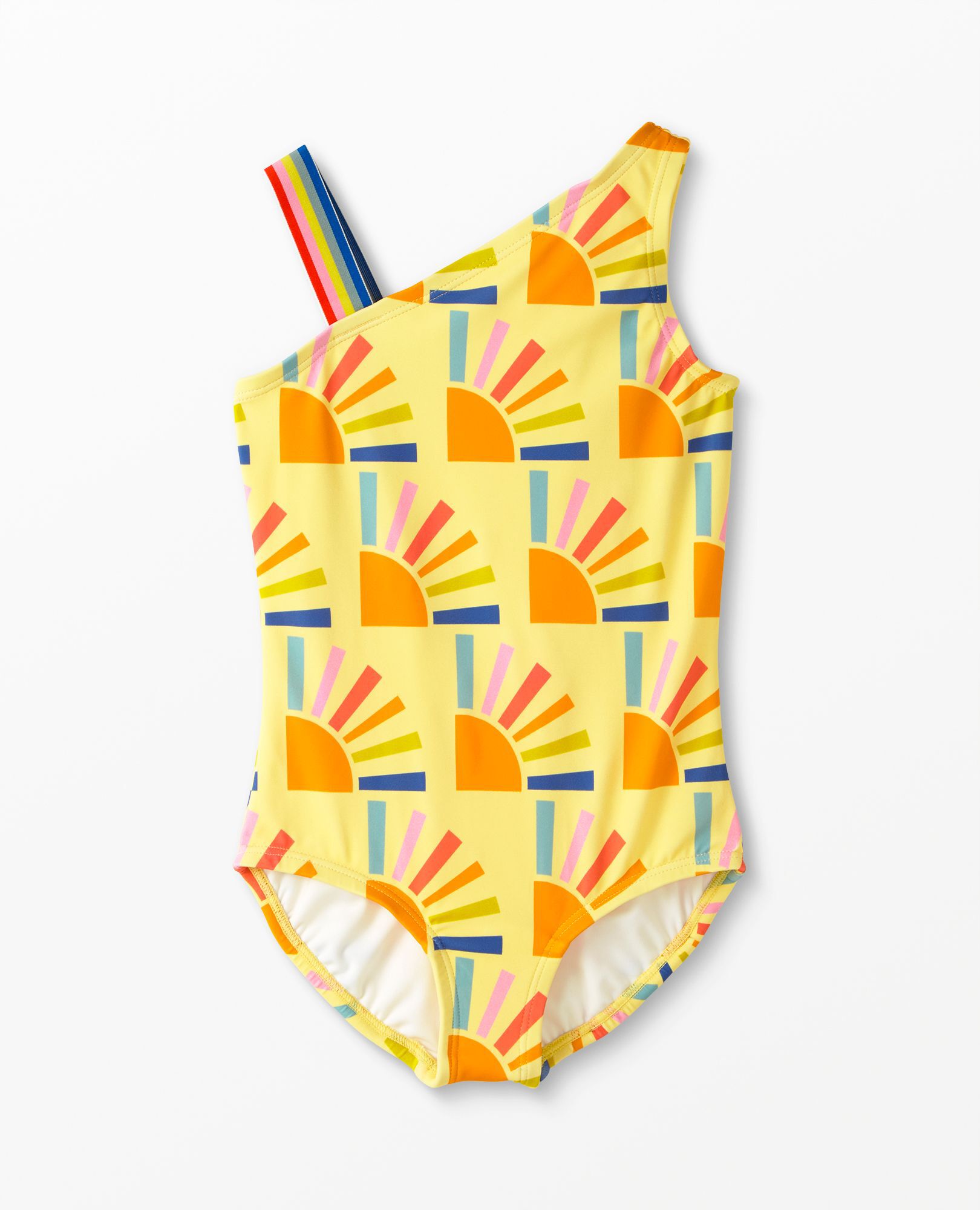 Sunblock Asymmetrical One Piece Swimsuit