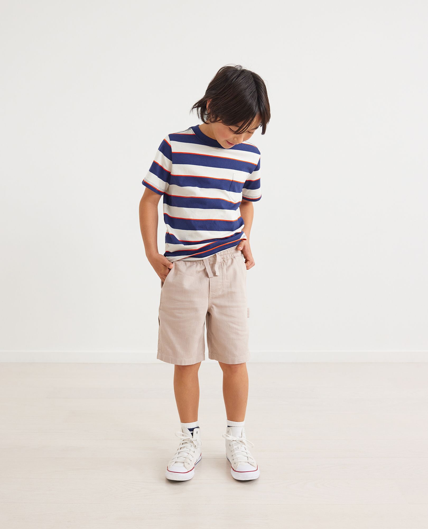 Washed Twill Shorts