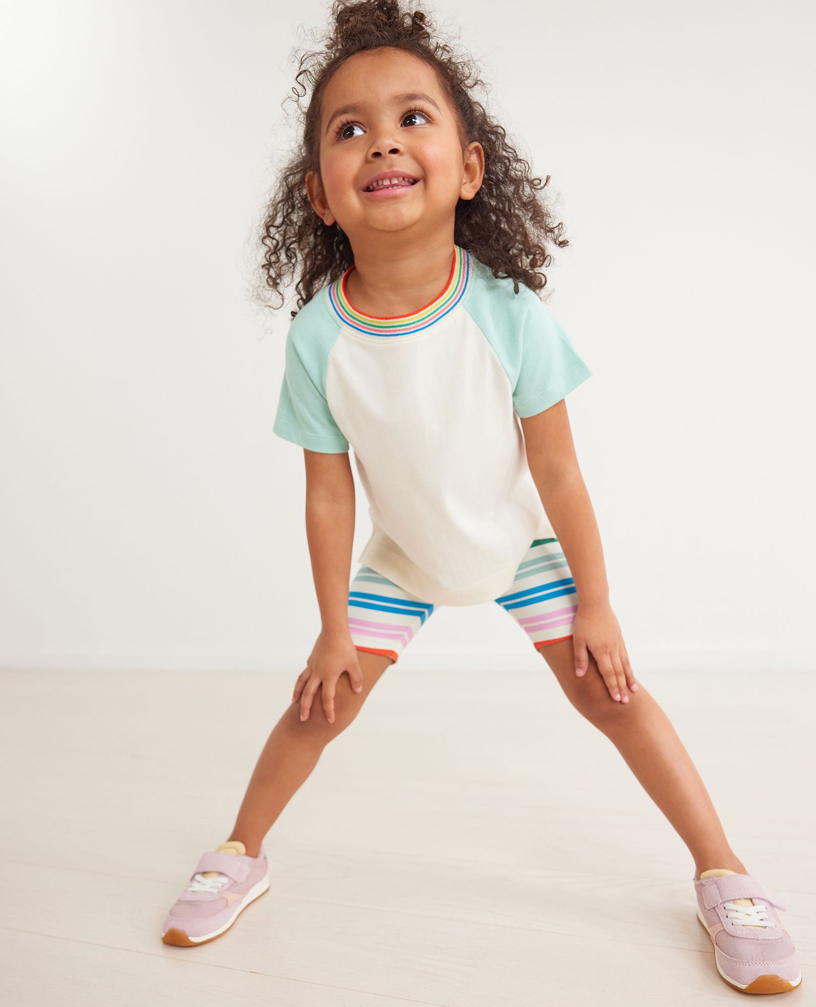 Colorblock Rainbow Girls T-Shirt