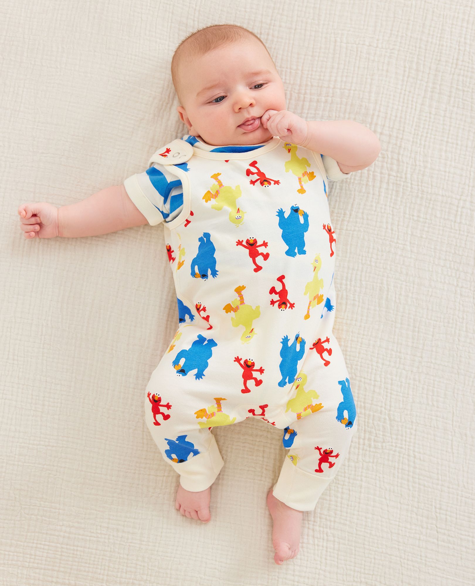 Baby Sesame Street Overalls & Tee Set