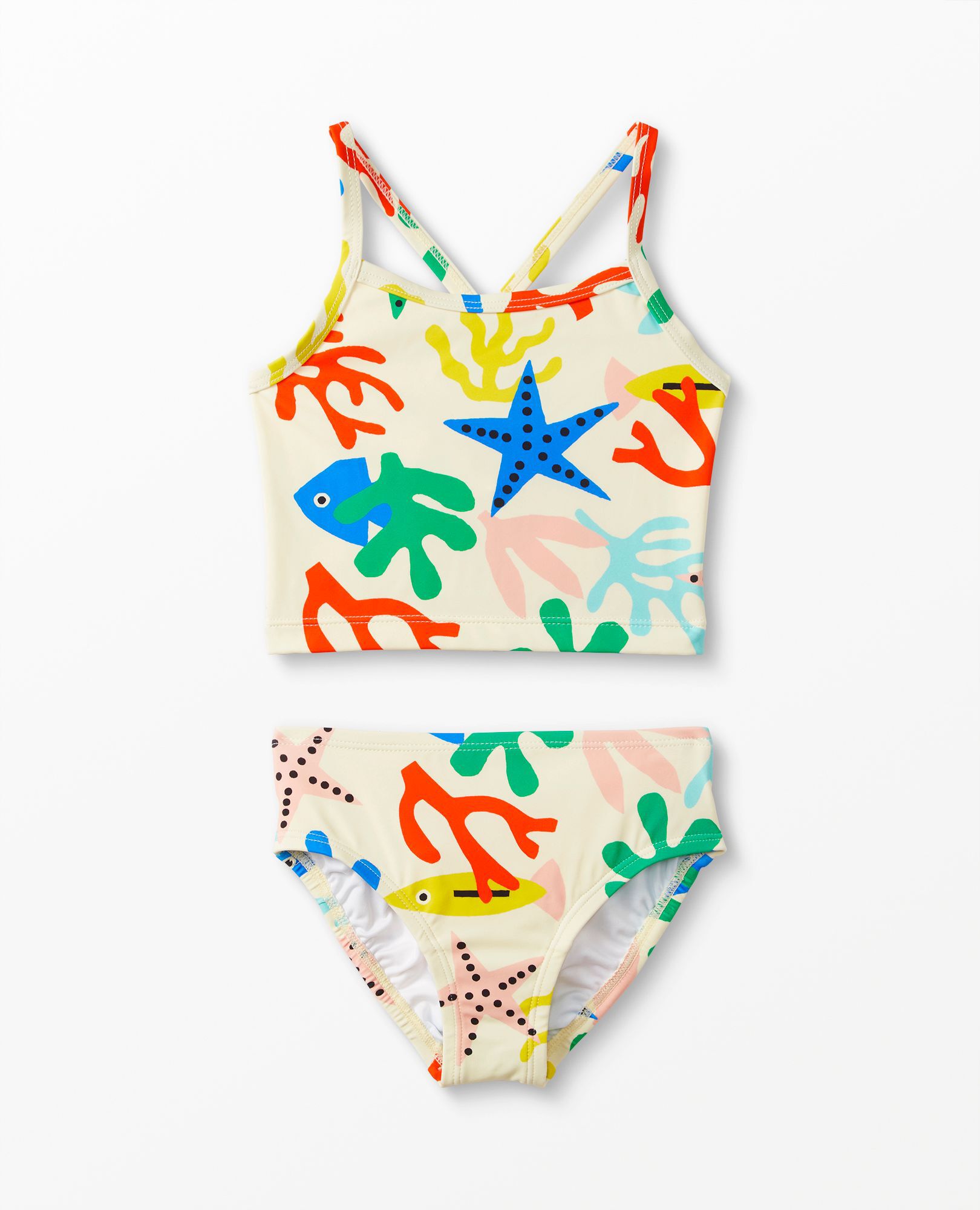 Sunblock Print Tankini Set