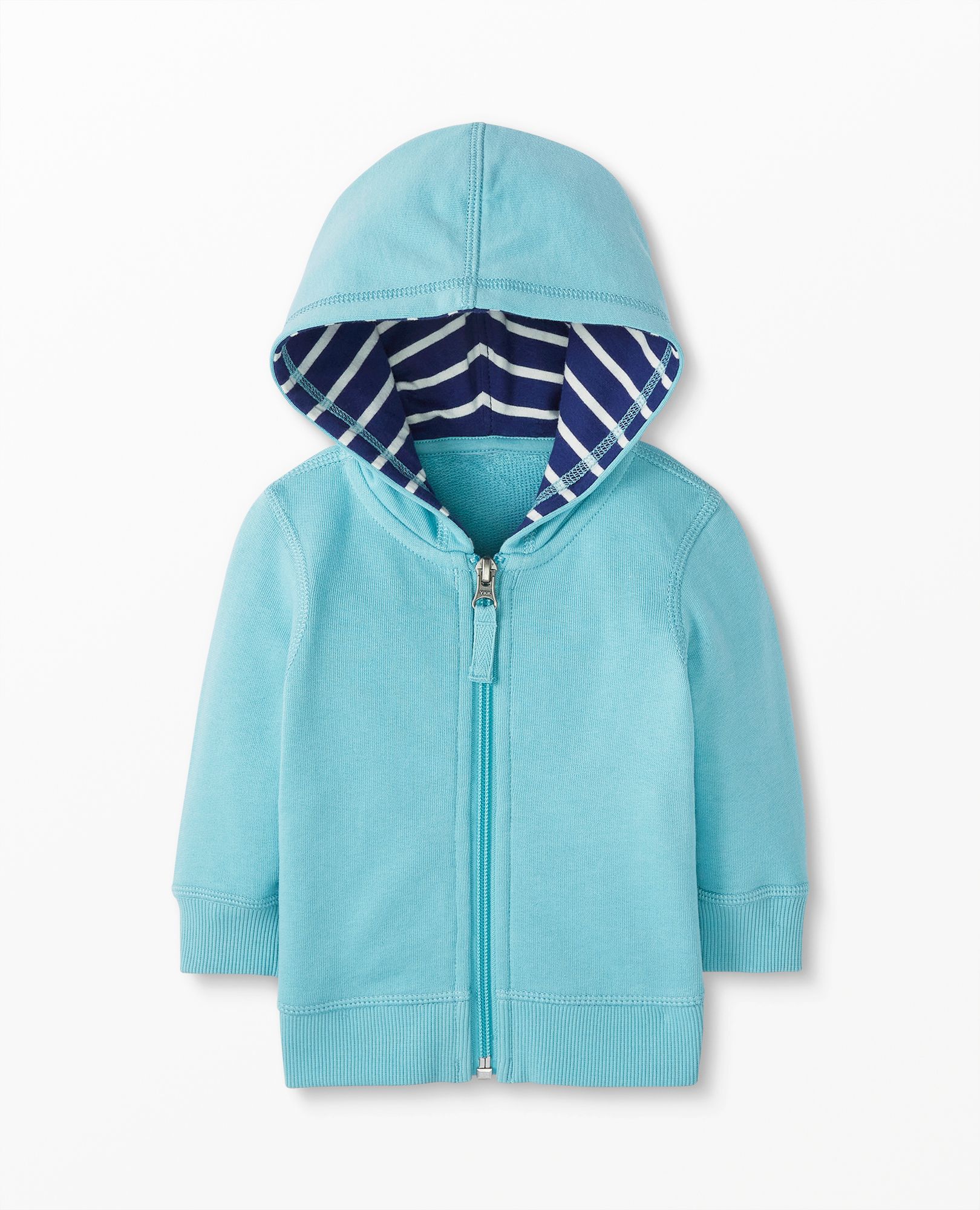 Baby Zip Up Hoodie In French Terry