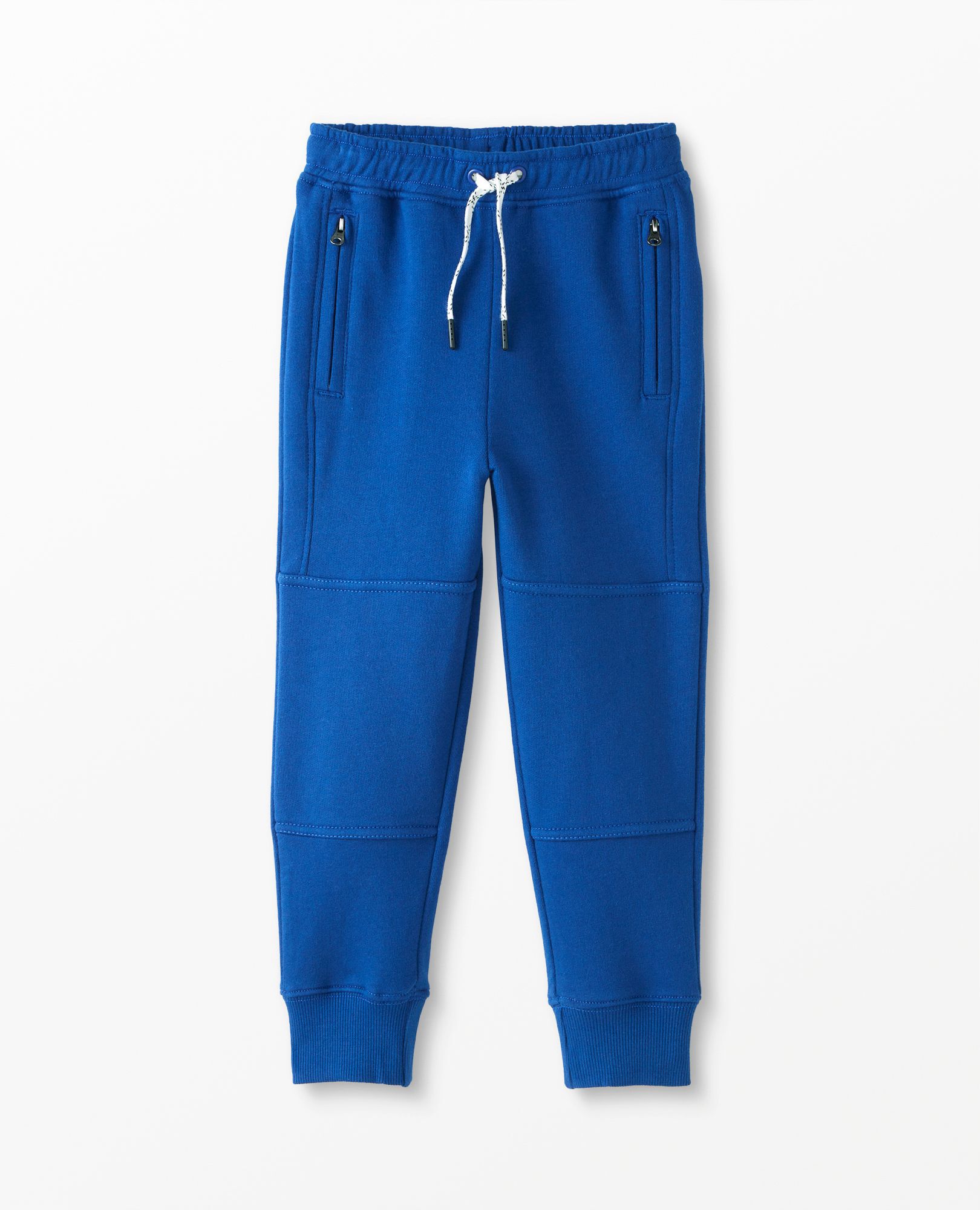 Double Knee Slim Sweatpants In French Terry