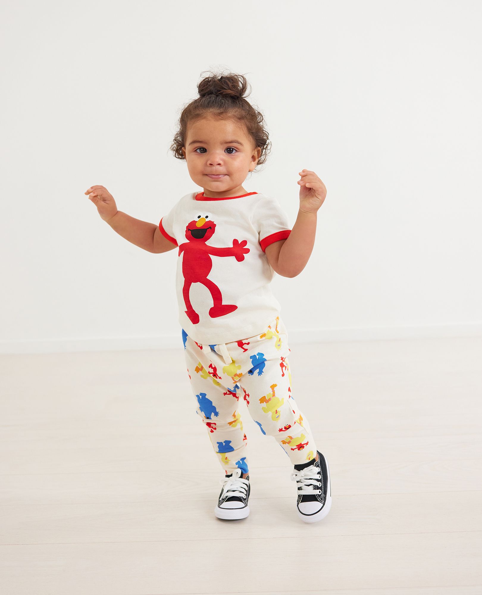 Sesame Street Graphic Tee In Cotton Jersey