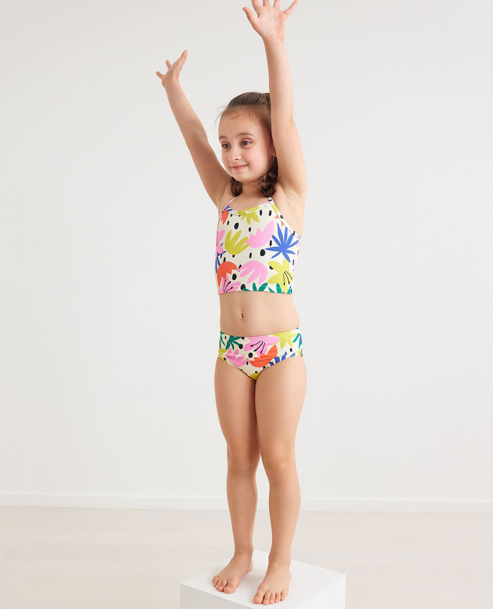 Sunblock Print Tankini Set