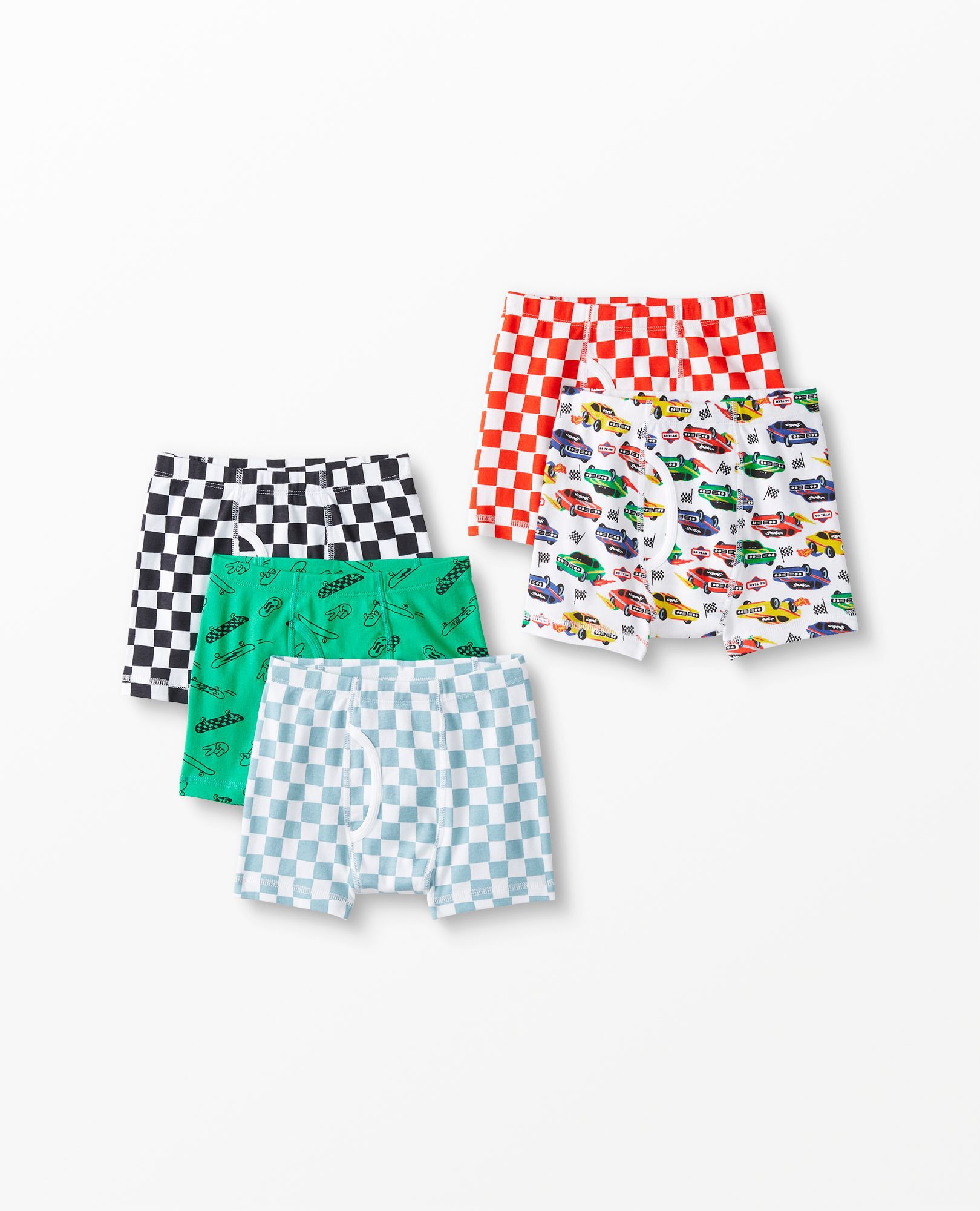 Boxer Briefs In Organic Cotton 5-Pack