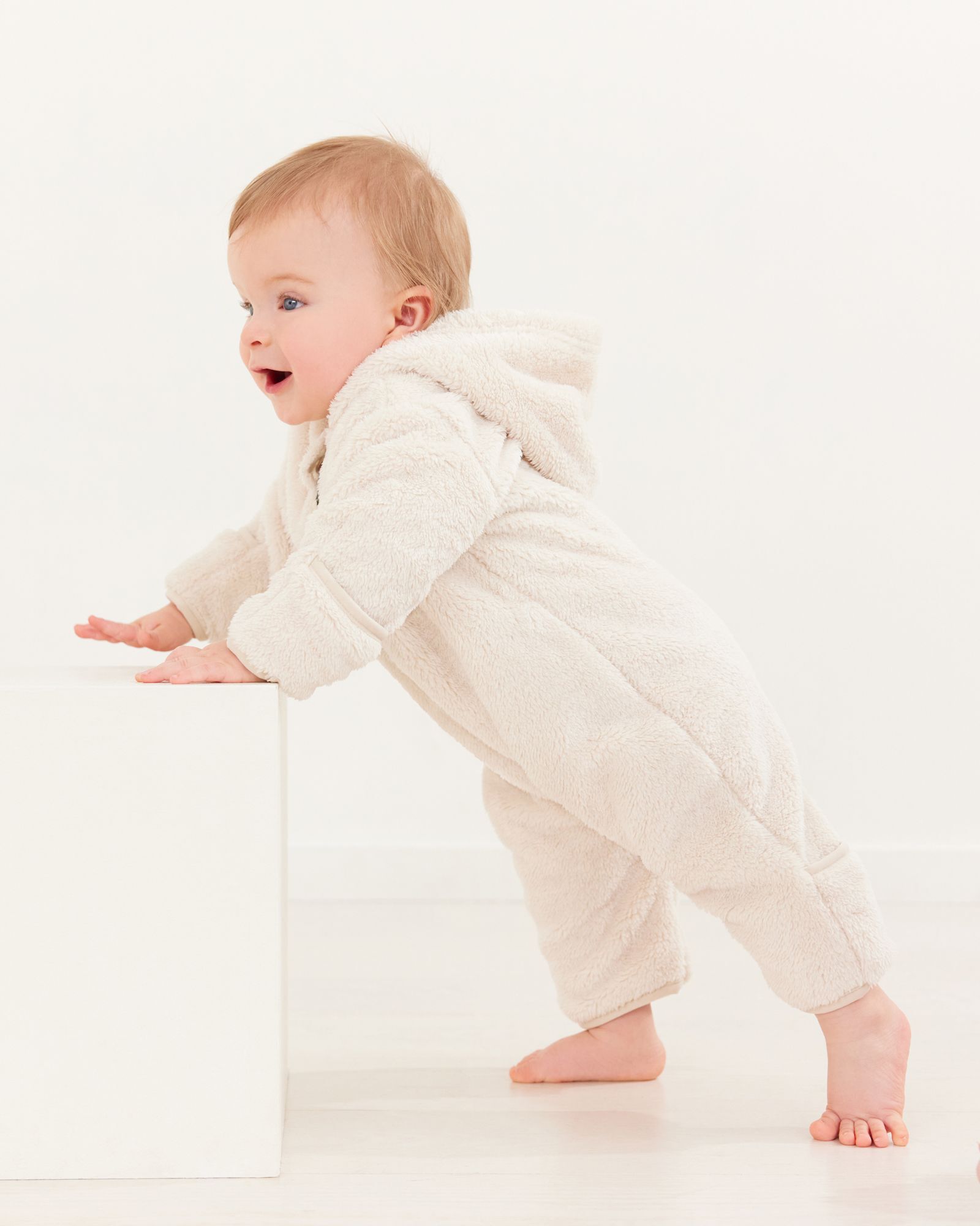 Baby Zip One Piece In Marshmallow