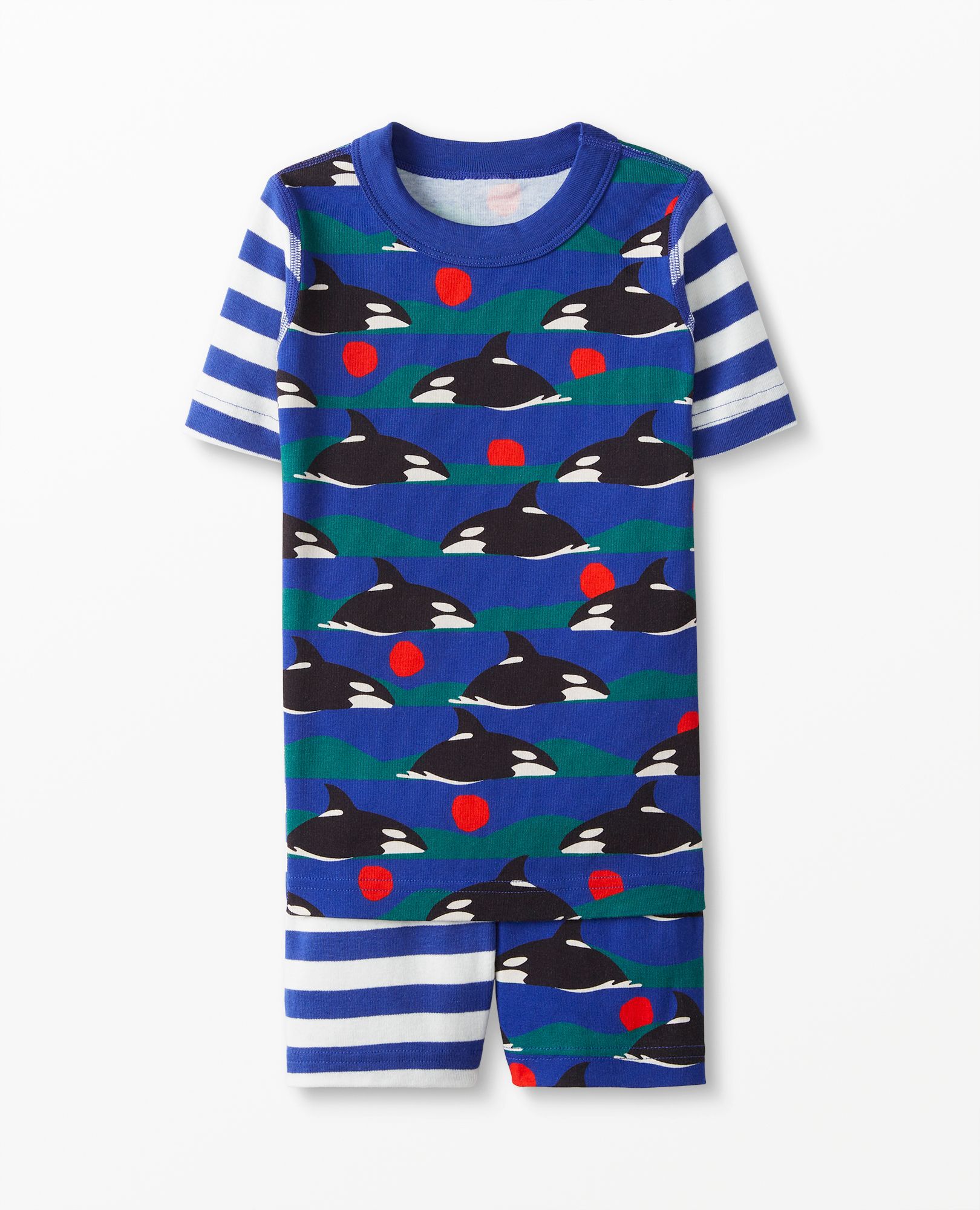 Upcycled Remixed Short John Pajama Set
