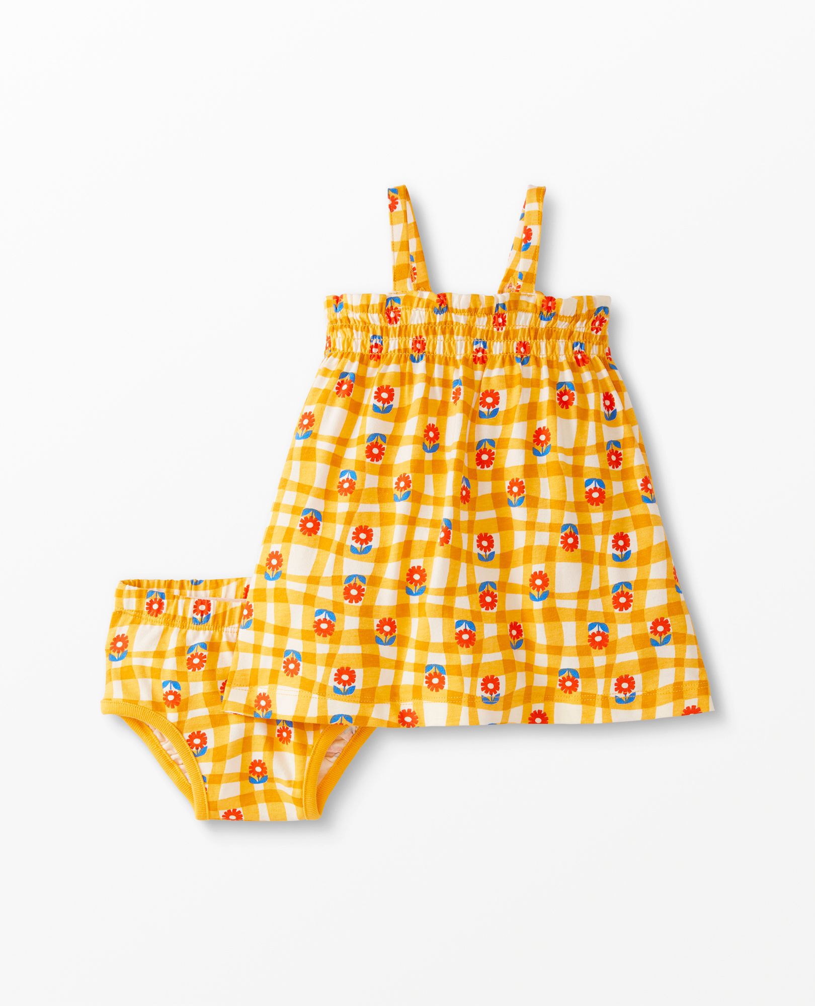Baby Smocked Dress & Bloomer Set
