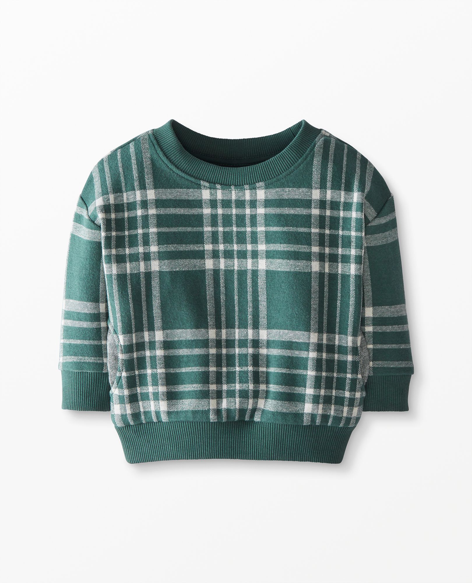 Baby Plaid Knit Top