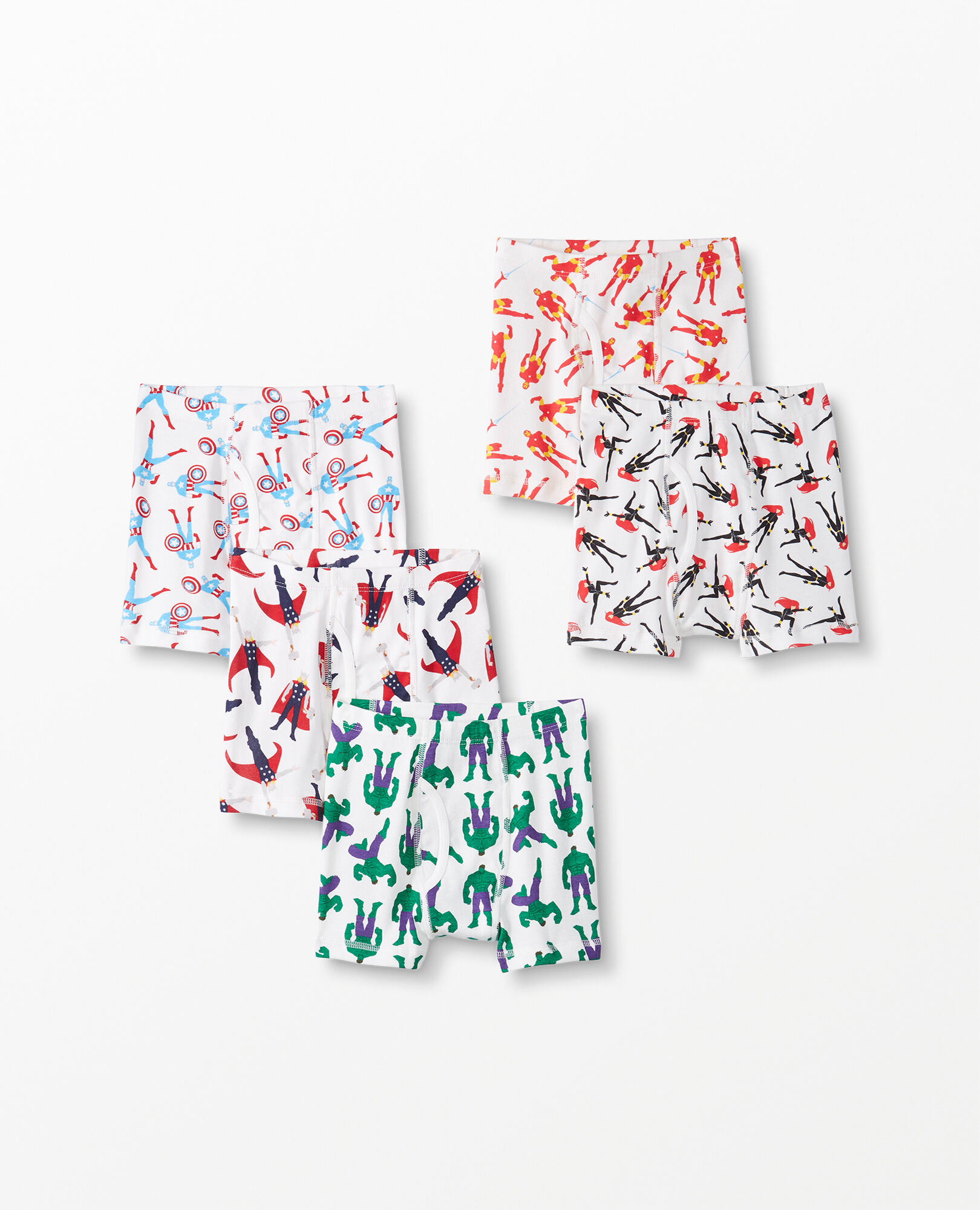 Marvel Boxer Briefs 5-Pack