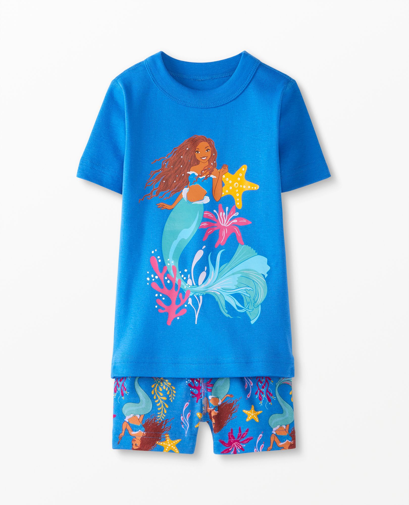 Disney's Little Mermaid Short John Pajama Set