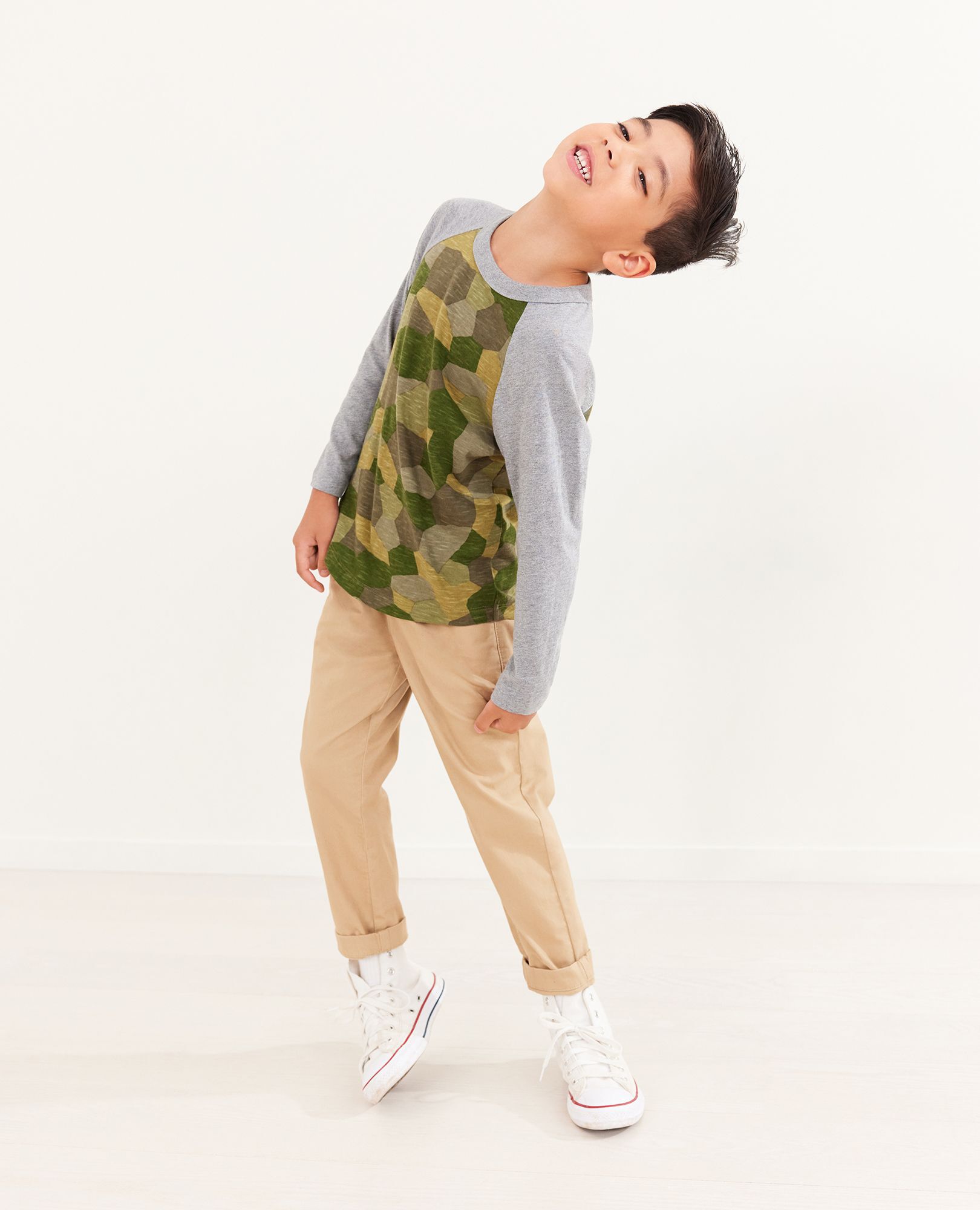 Slub Jersey Baseball Tee