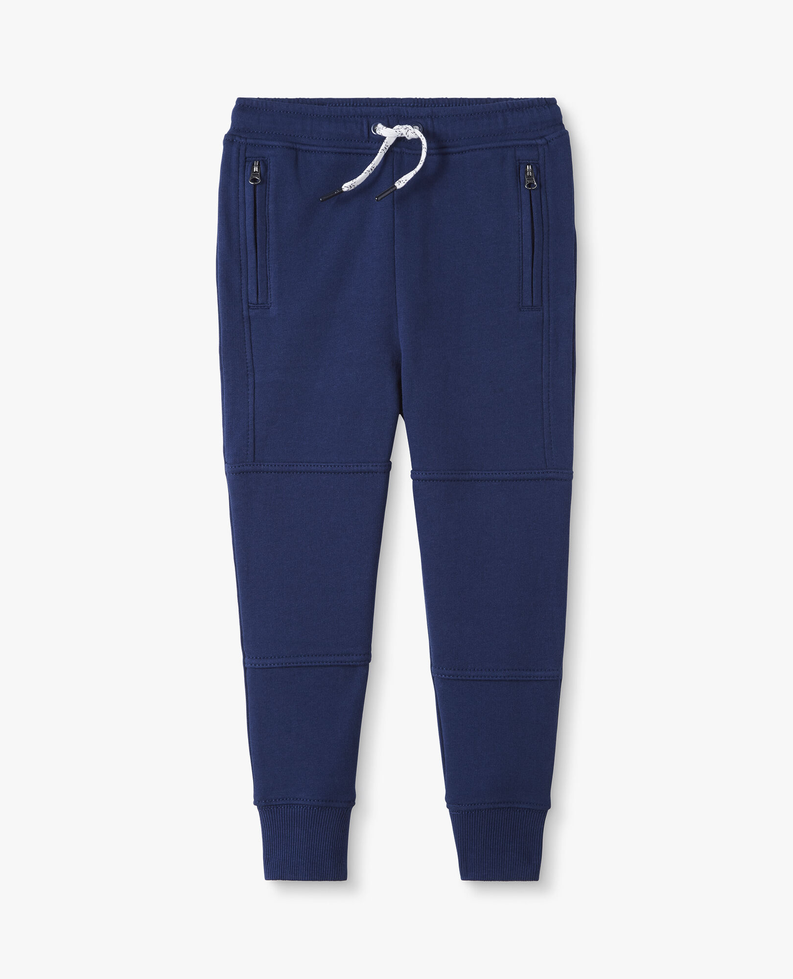 Double Knee Slim Sweatpants In French Terry