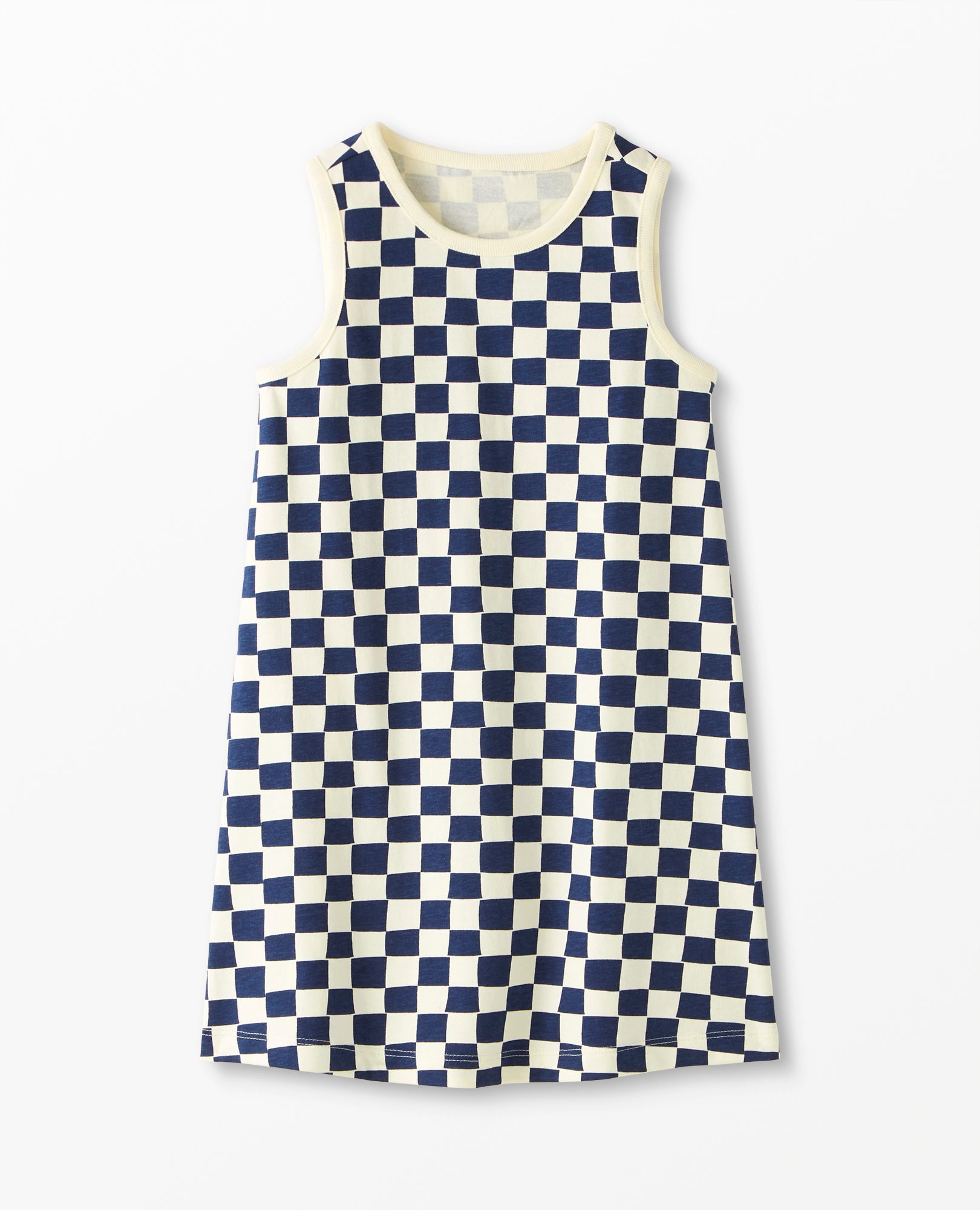 Sleeveless Print Tank Dress