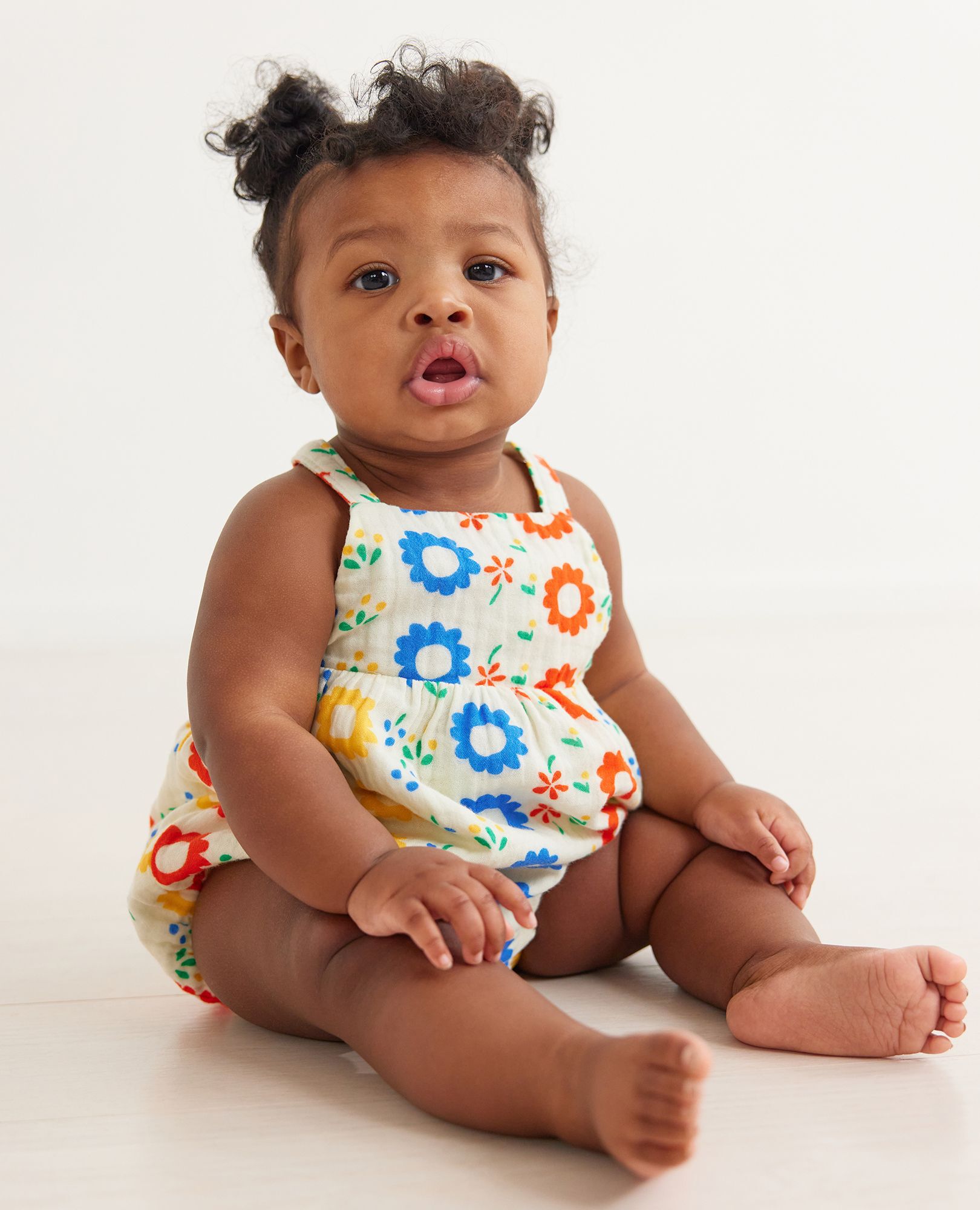 Baby Muslin Bubble Romper