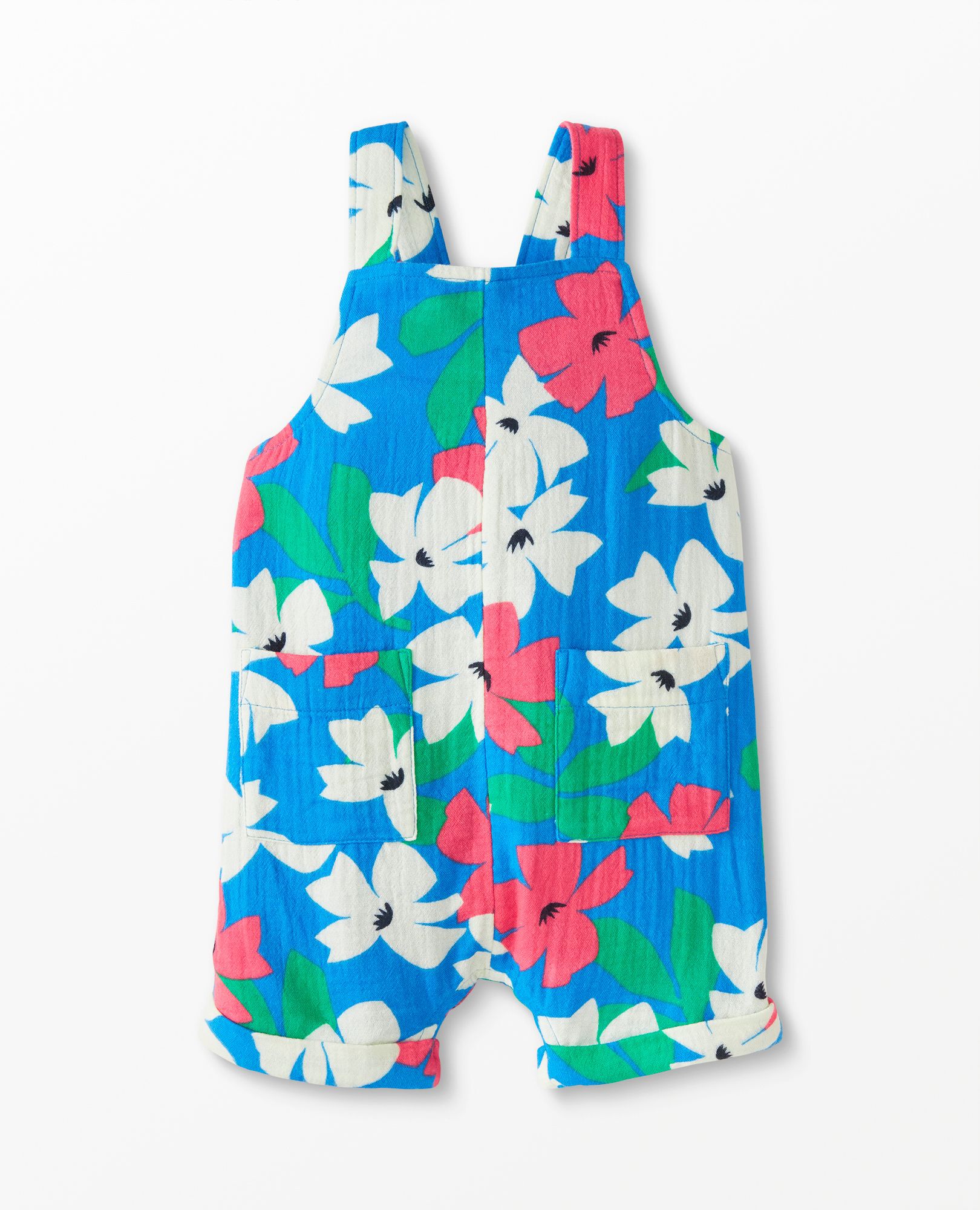 Baby Print Muslin Shortalls