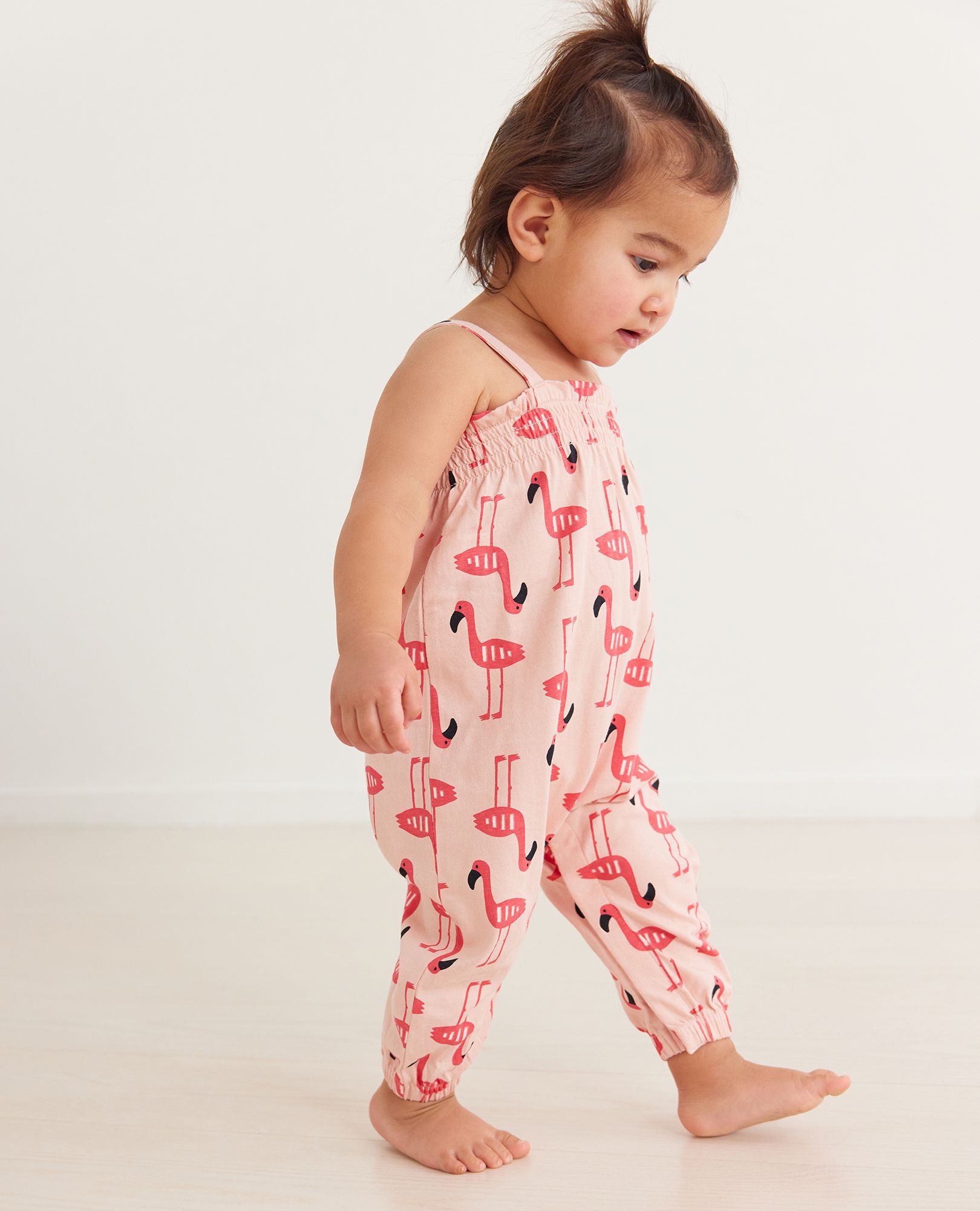 Baby Print Shoulder Romper