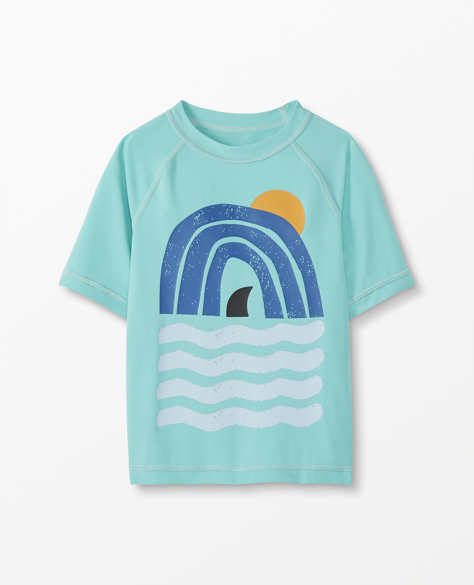 Graphic Sunblock Rash Guard Top