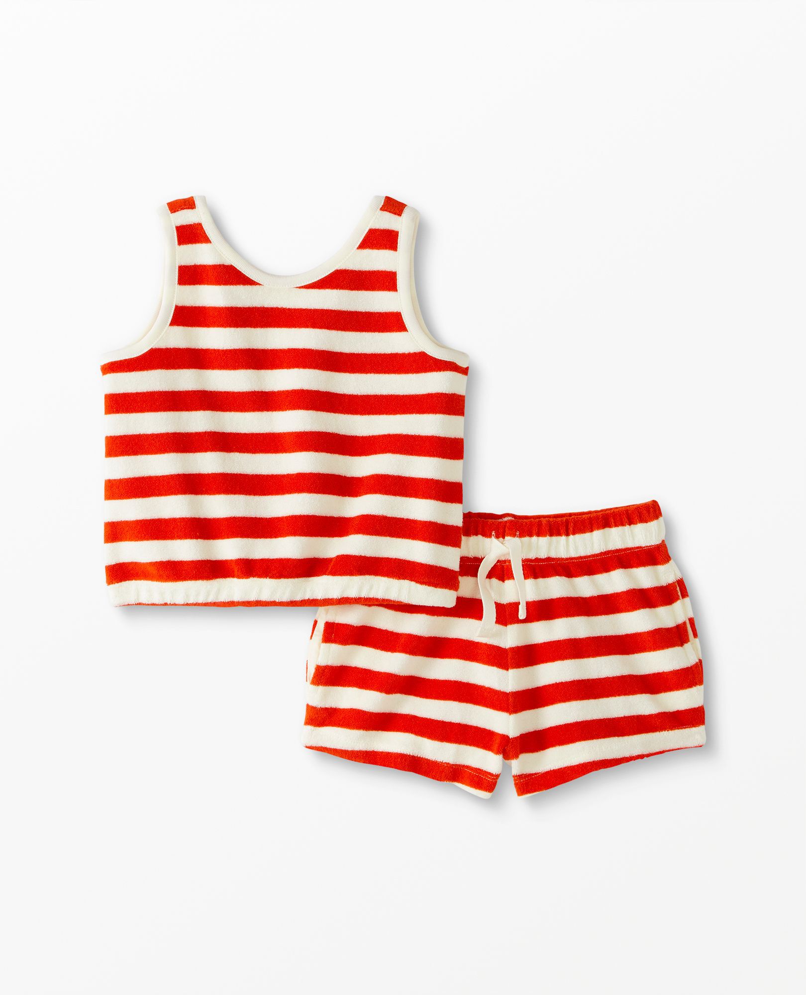 Print Girls Tank Top & Shorts Set