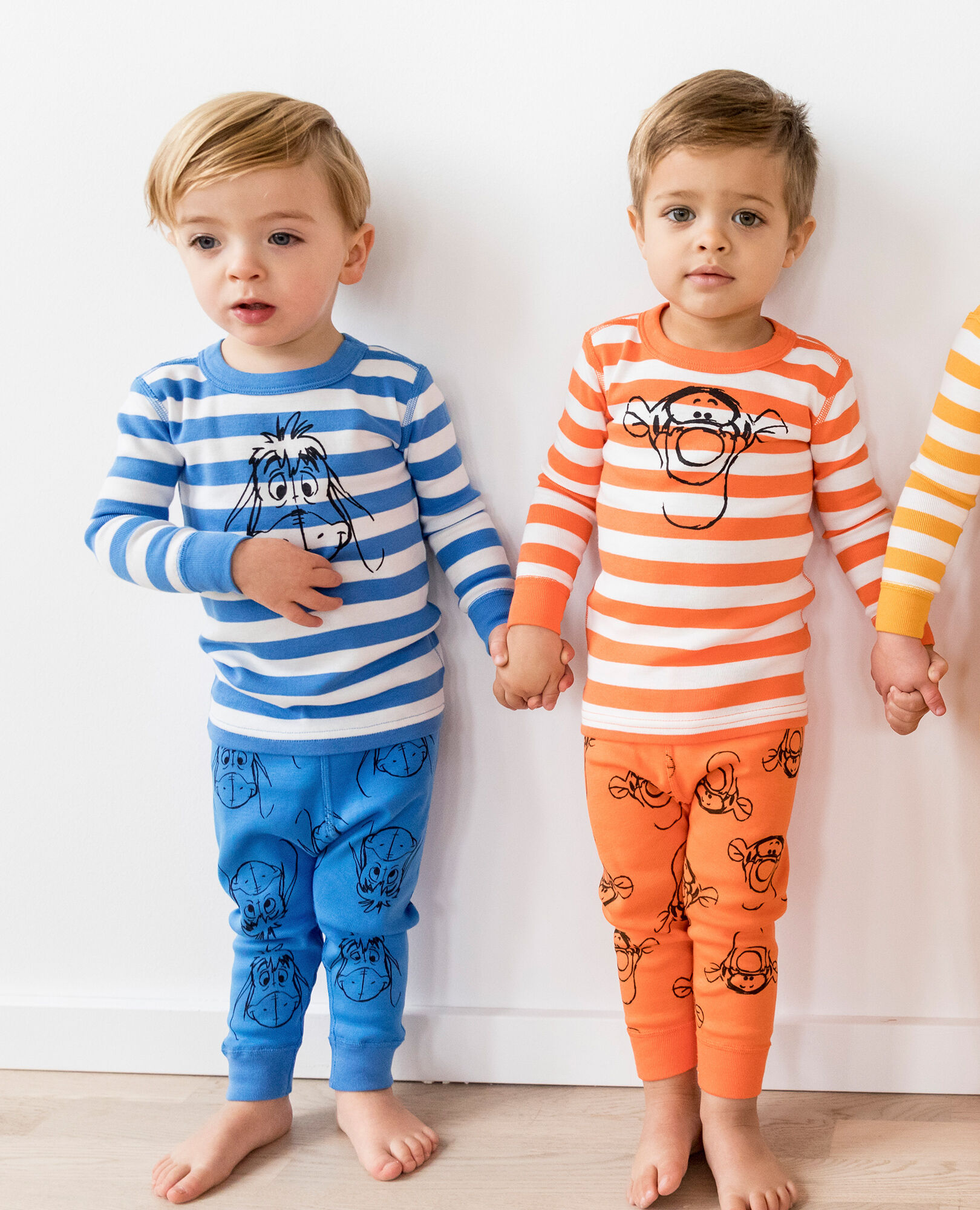 Disney Winnie The Pooh Long John Pajama Set