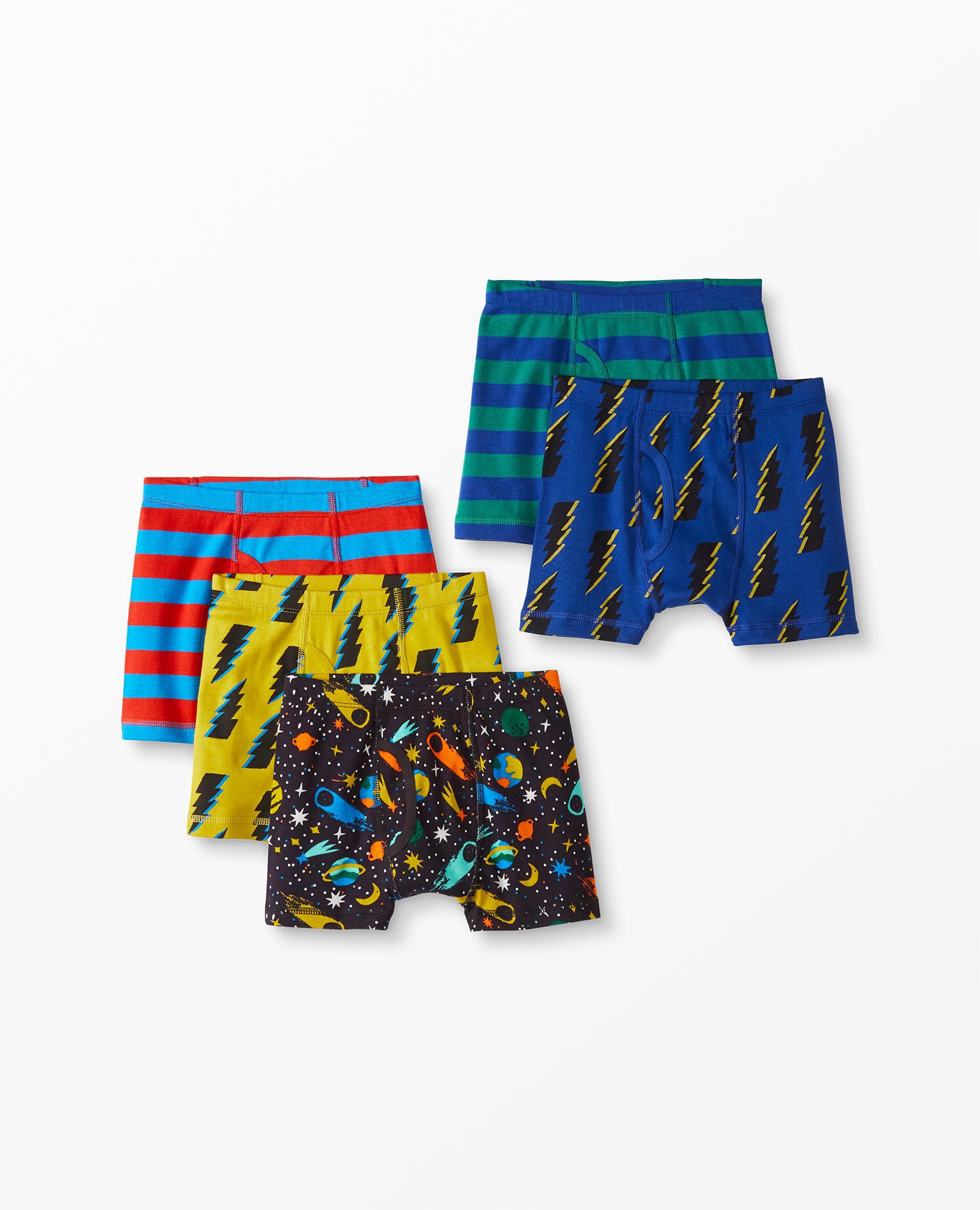 Boxer Briefs In Organic Cotton 5-Pack