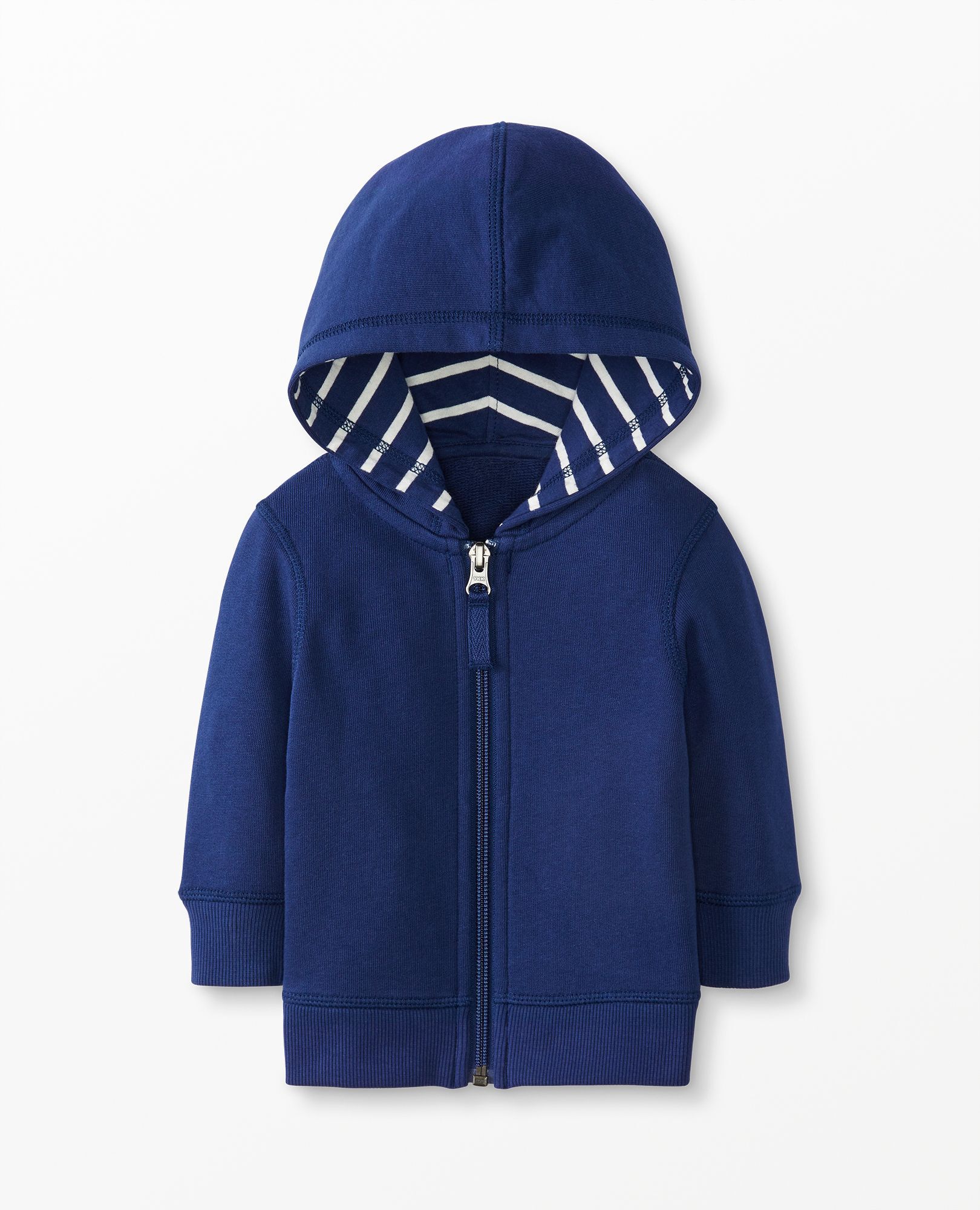 Baby Zip Up Hoodie In French Terry