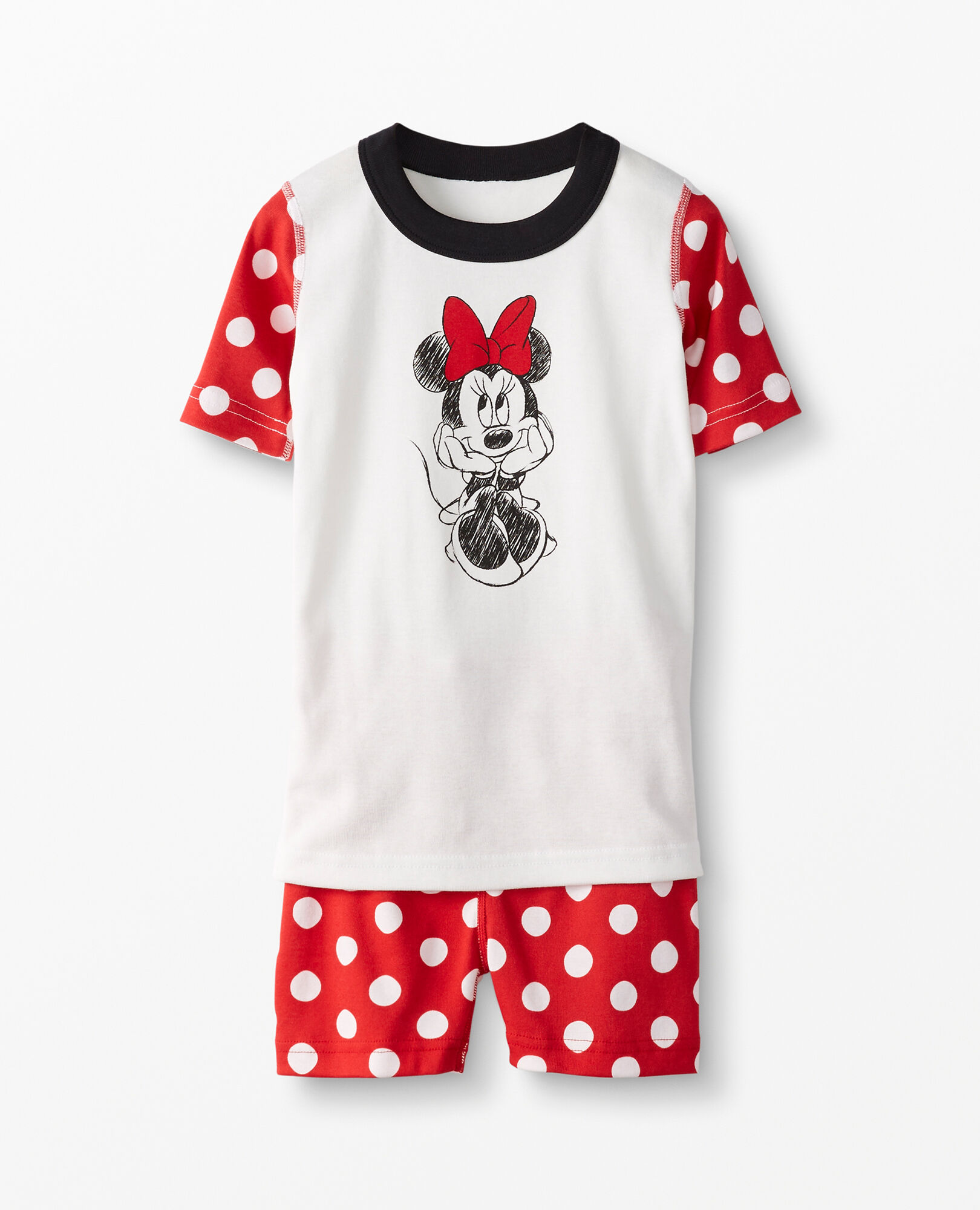 Disney Minnie Mouse Dot Short John Pajama Set