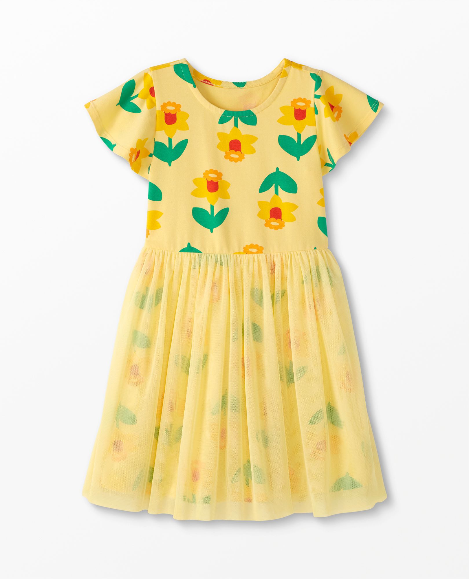 Print Tulle Dress