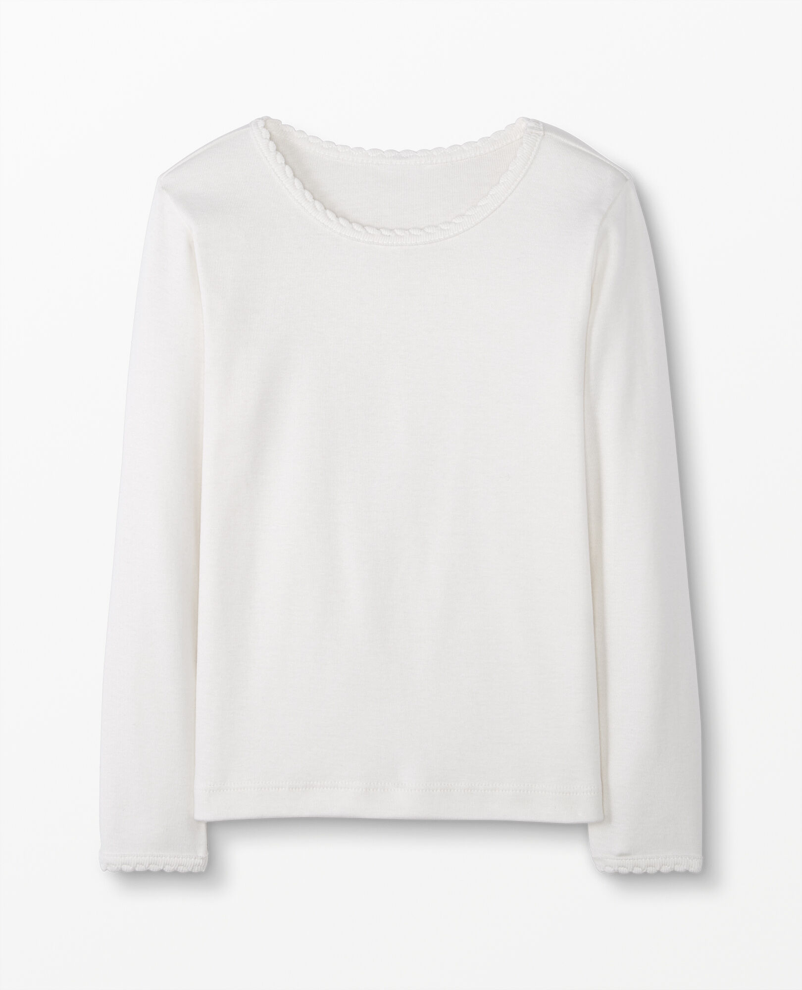 Bright Basics Long Sleeve Tee In Pima Cotton