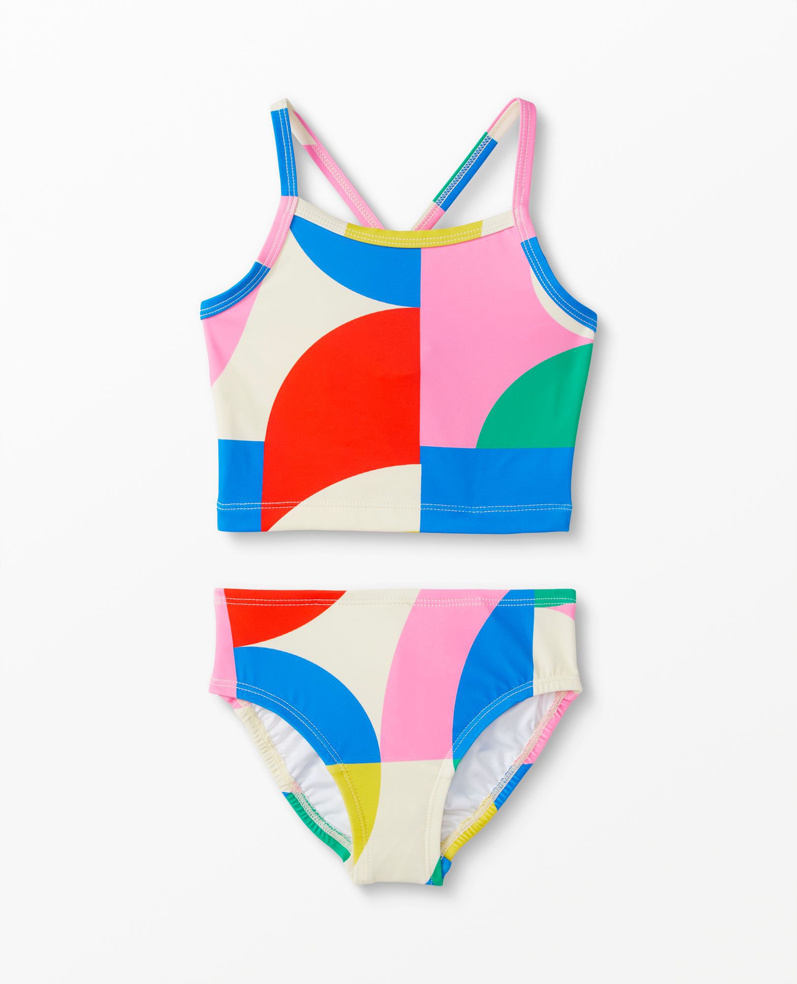 Sunblock Print Tankini Set