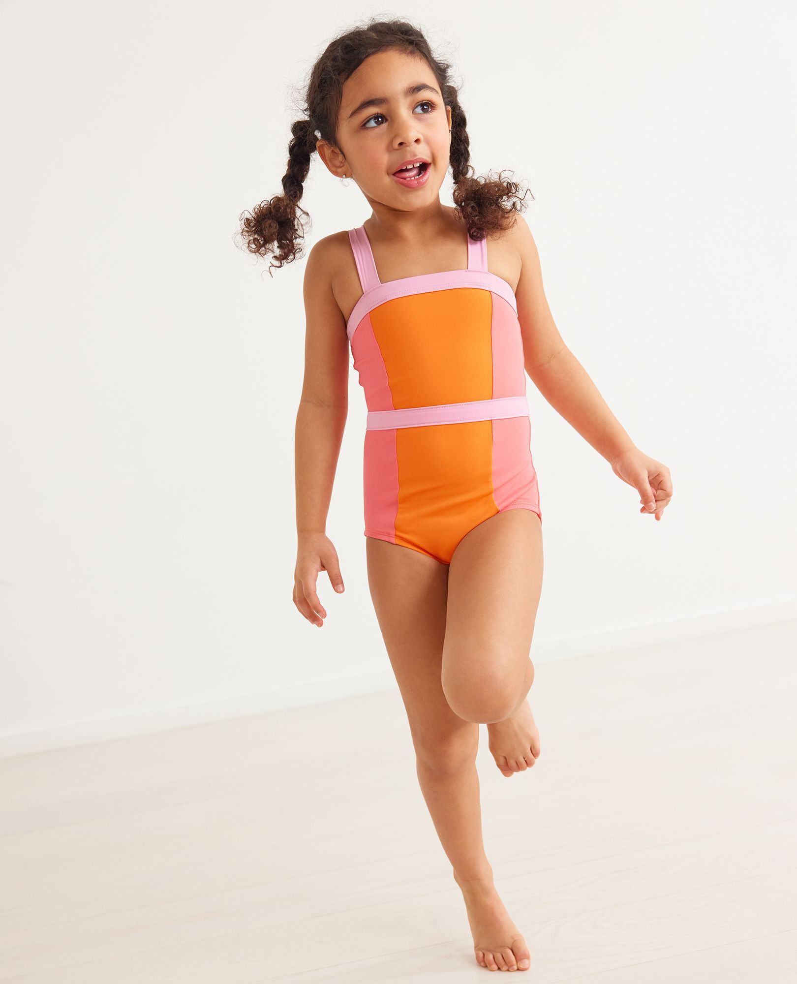 Colorblock One Piece Swimsuit