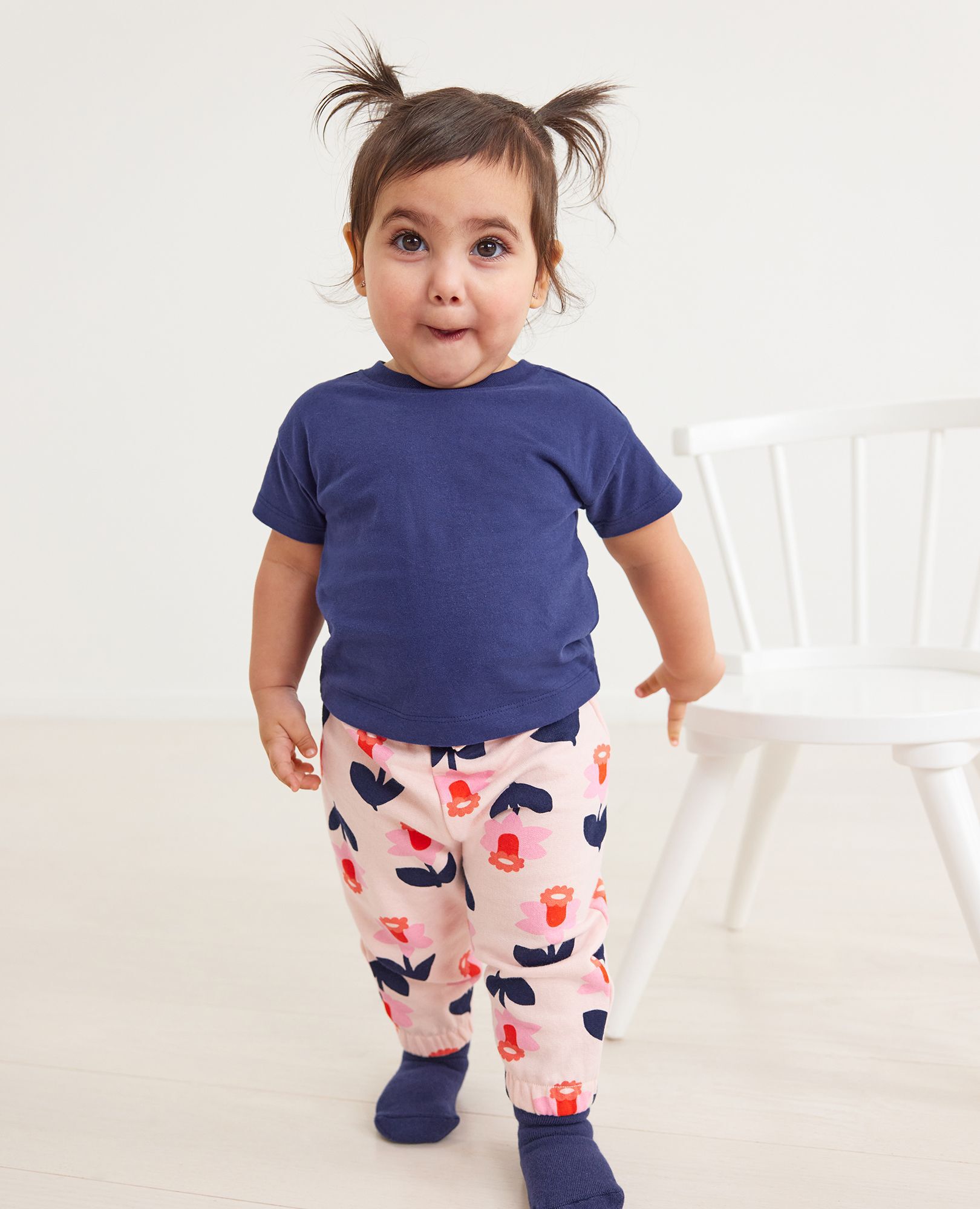 Baby Solid Tee In Cotton Jersey