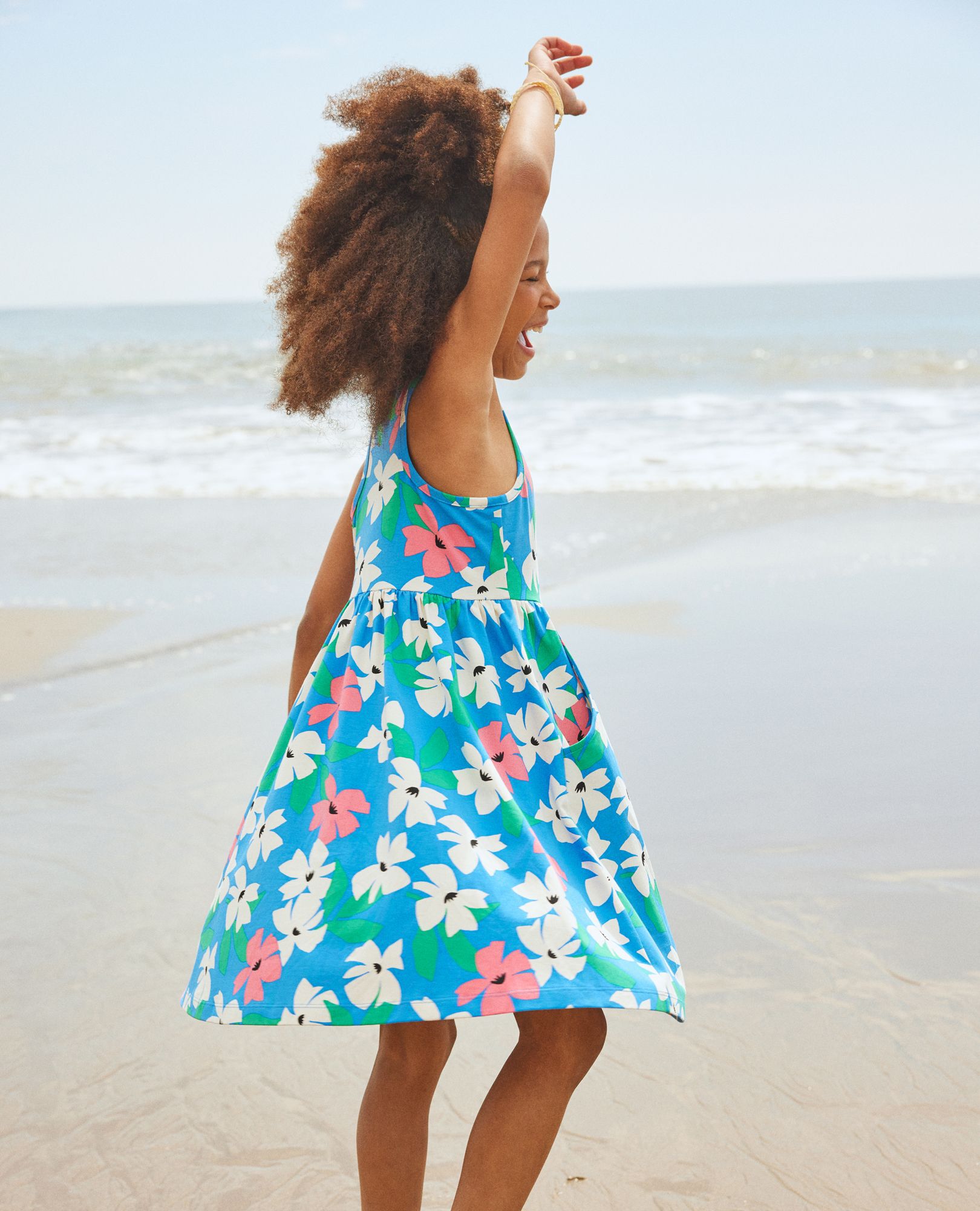 Print Racerback Skater Dress