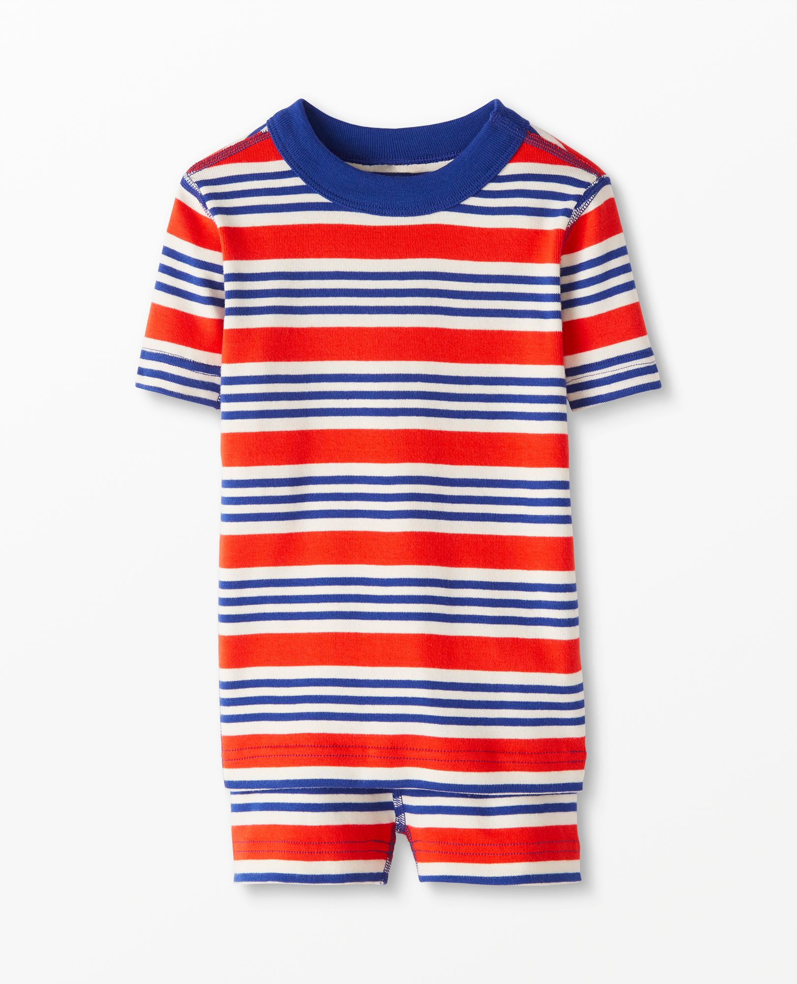 Striped Short John Pajama Set