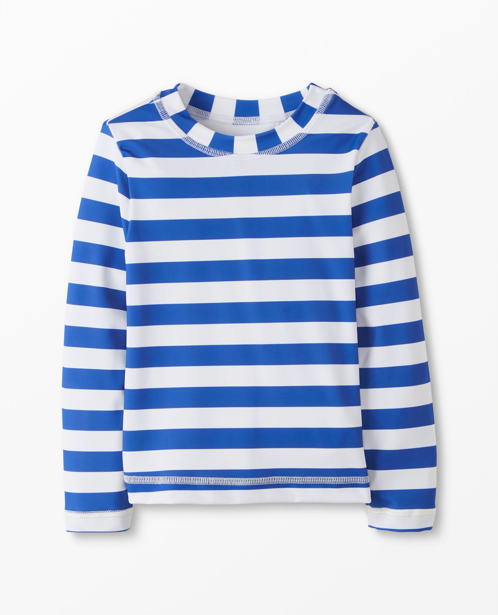 Striped Rash Guard Top