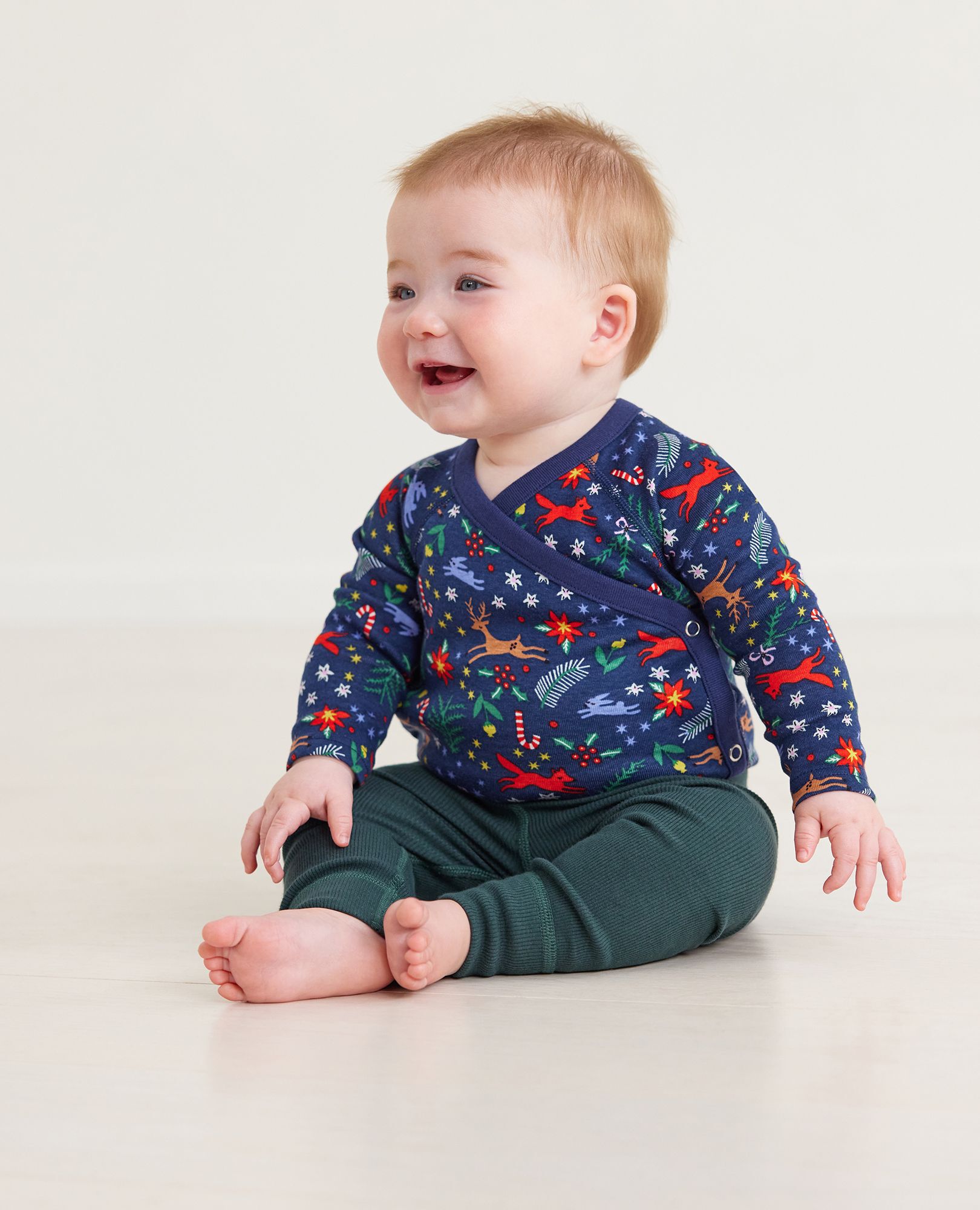 Baby Print Side Snap Bodysuit