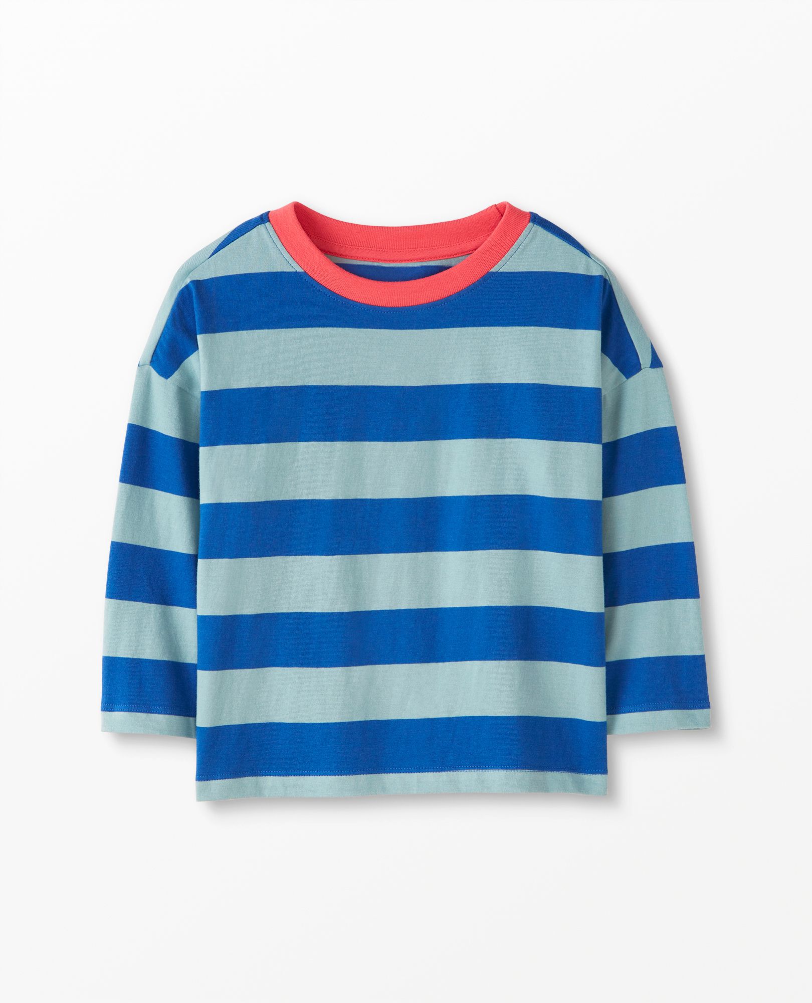 Striped Long Sleeve Boxy Tee