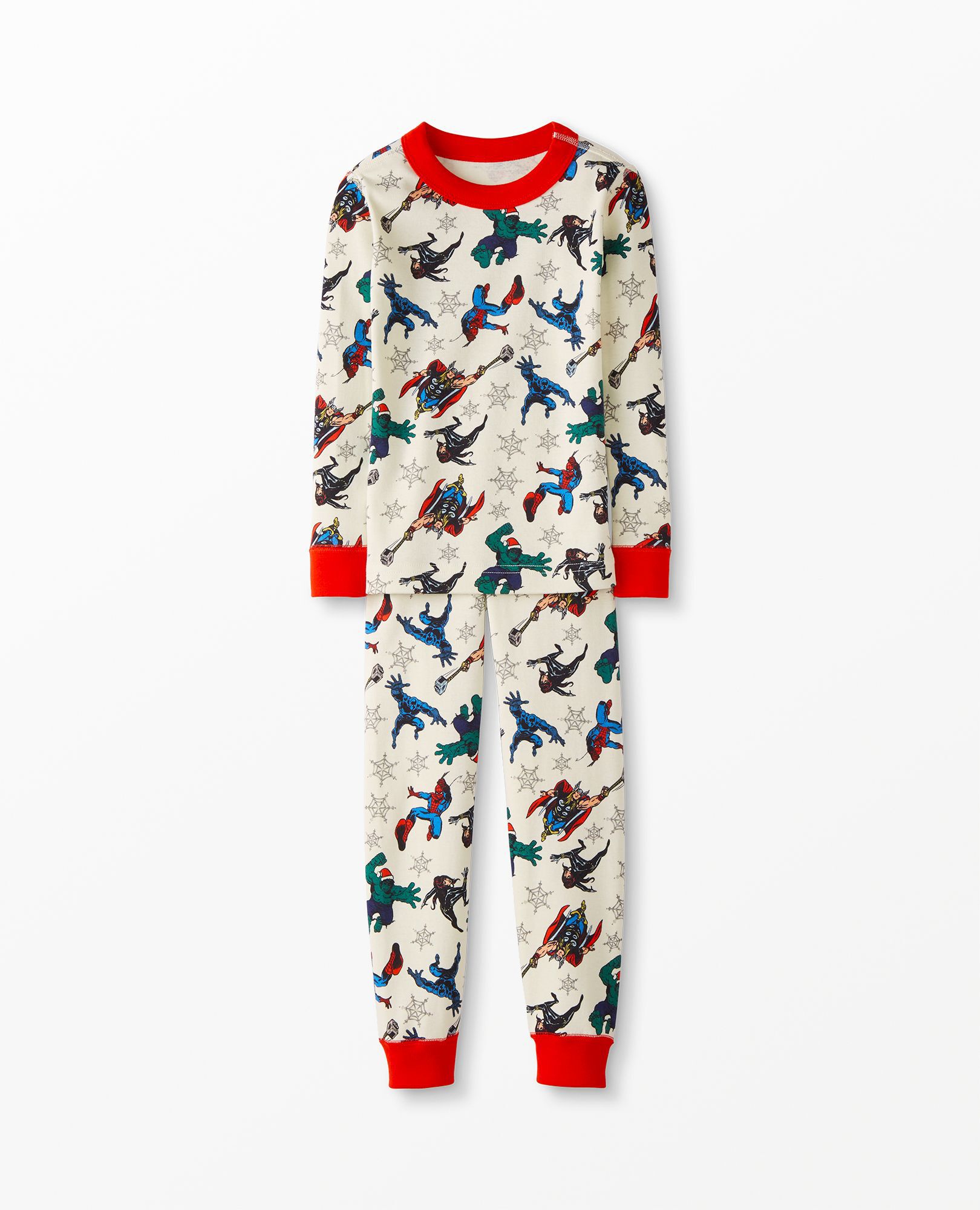 Marvel Avengers Holiday Long John Pajama Set