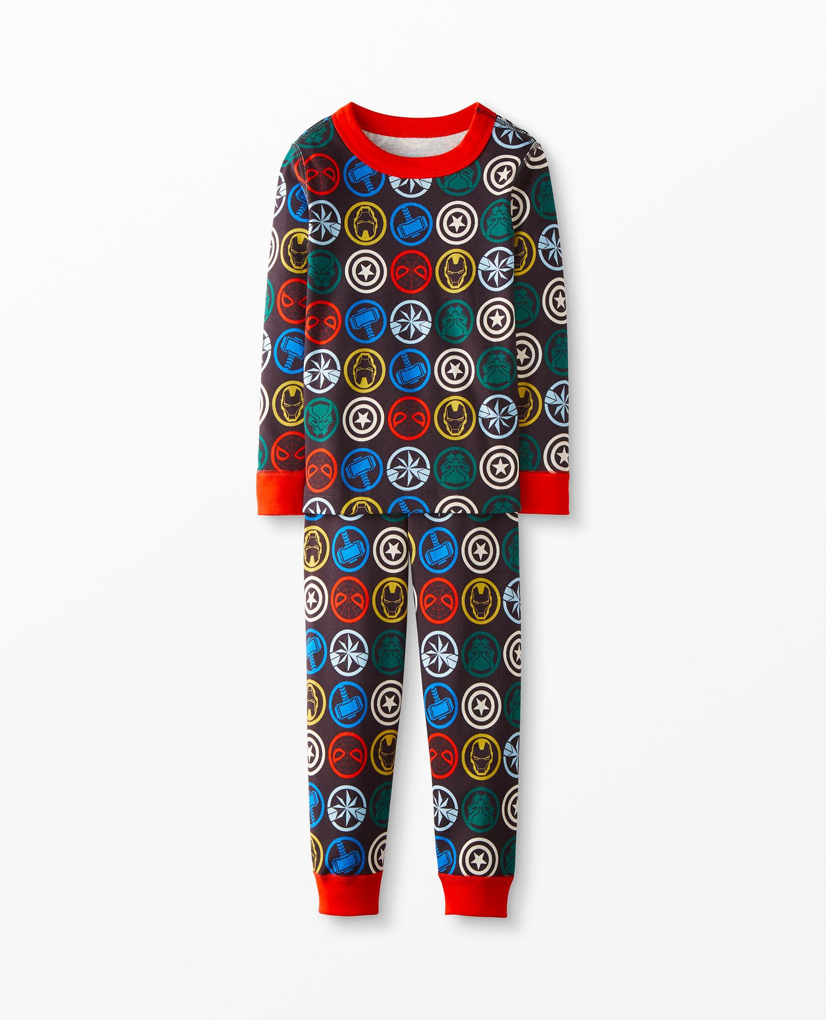 Marvel Icons Long John Pajama Set