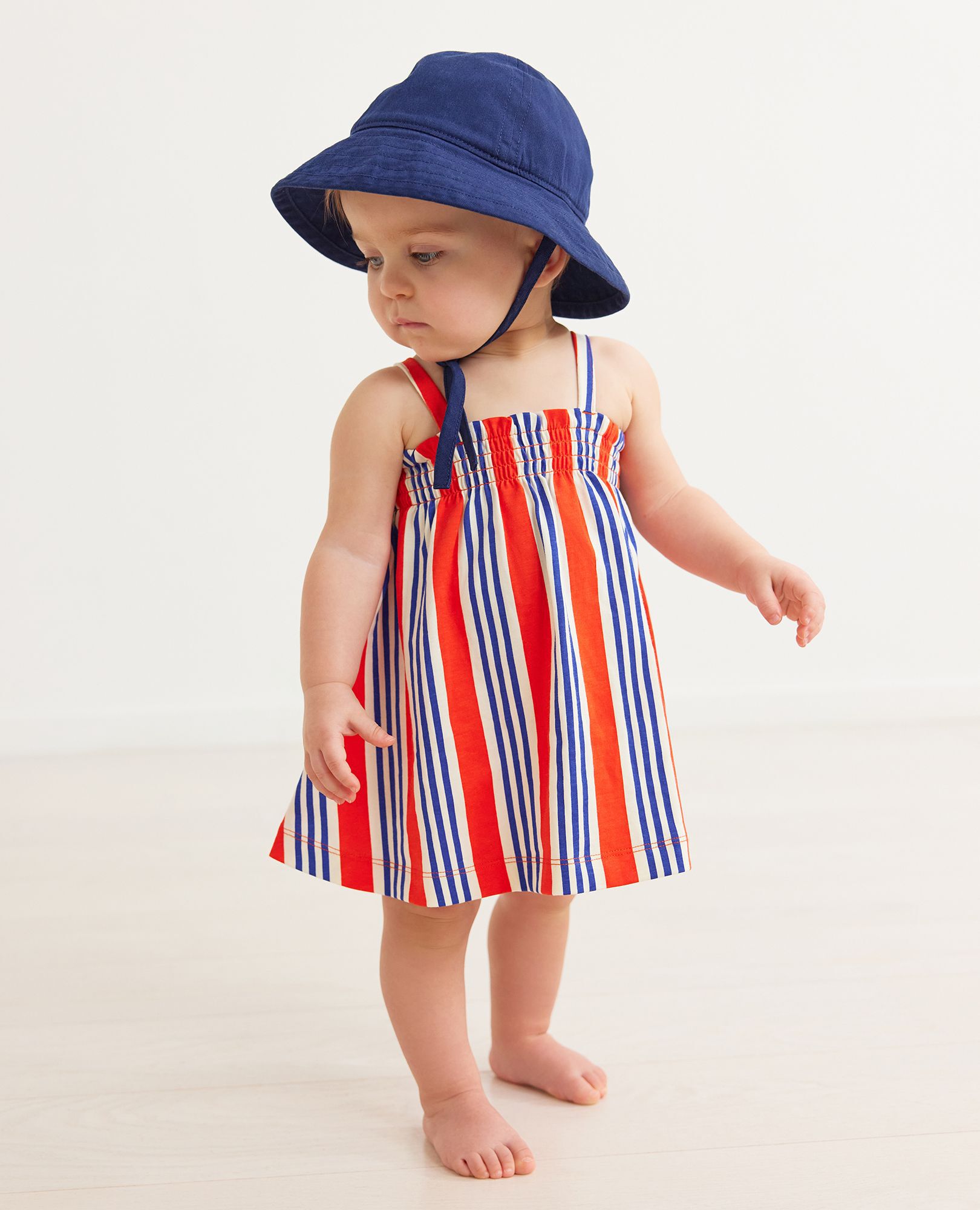 Baby Summer Smocked Dress & Bloomer Set