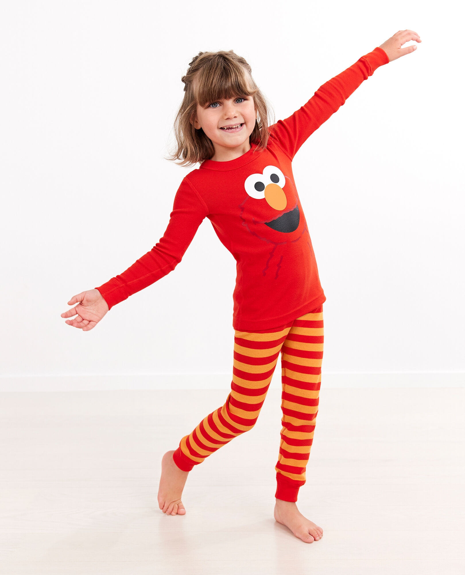Sesame Street Long John Pajama Set