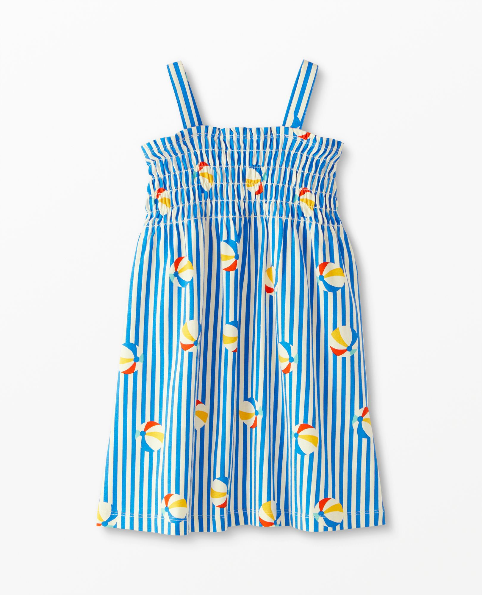 Print Smocked Dress