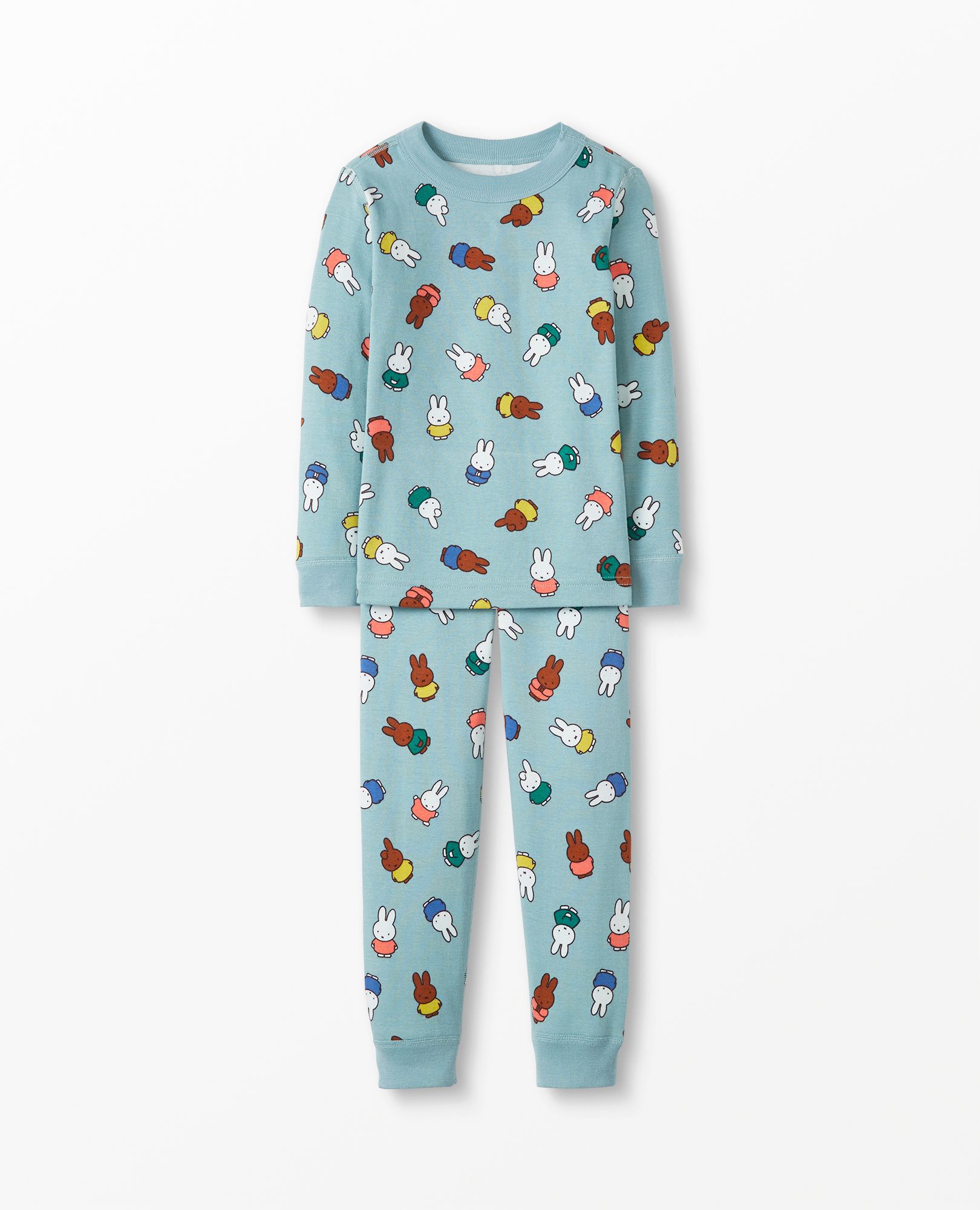 Miffy Print Long John Pajama Set