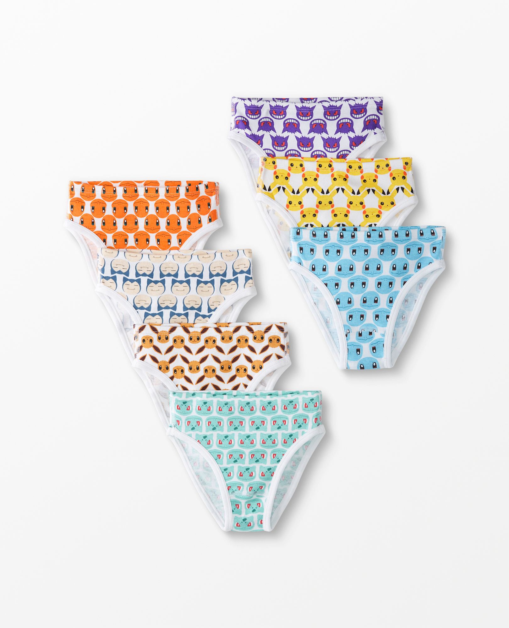 Pokémon Hipster Underwear In Organic Cotton 7-Pack