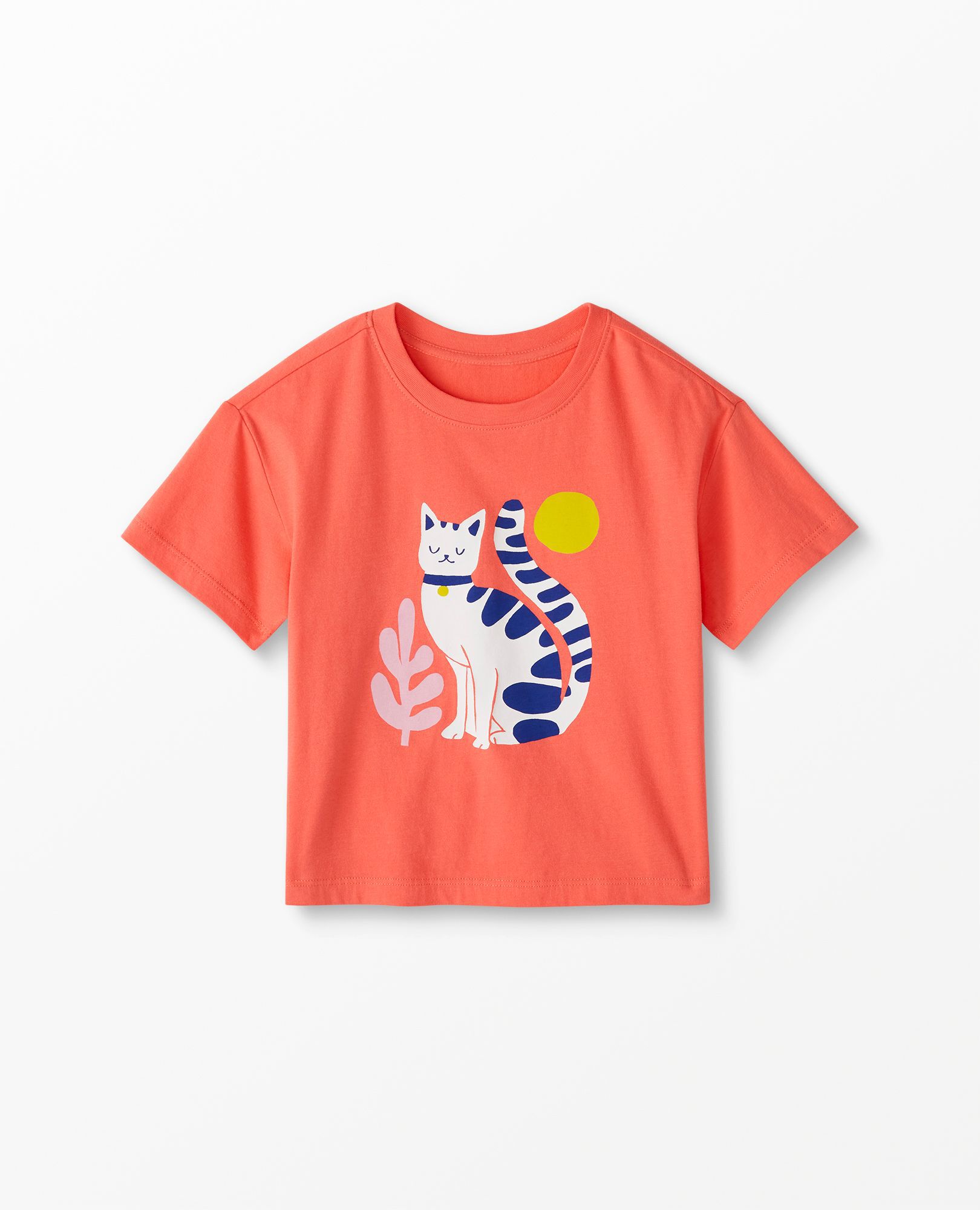 Boxy Drop Shoulder Graphic Tee